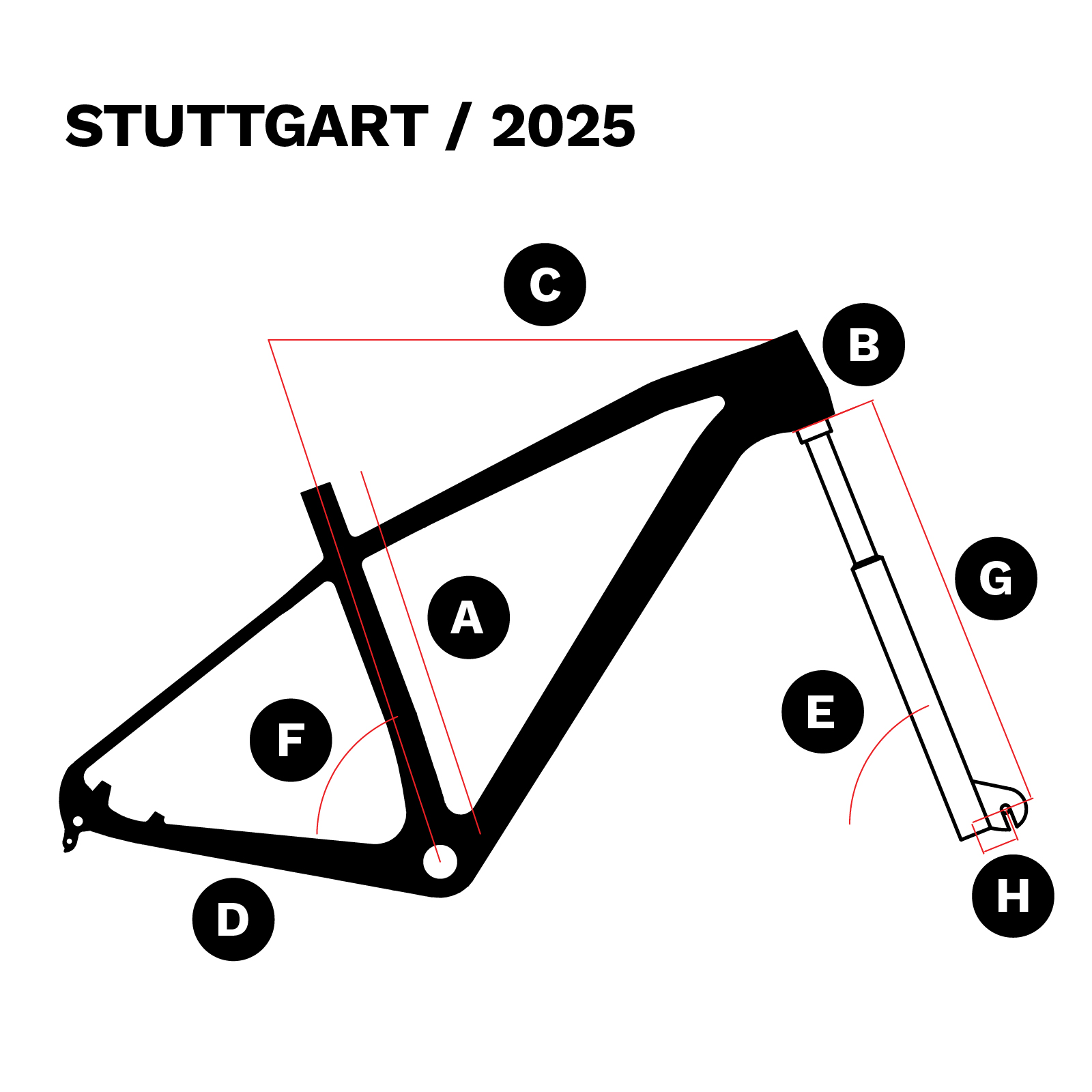 Quadro MTB Stuttgart 29 Carbono Boost 148 mm Canote 27,2 mm Mov. Central Pressfit BB 92 mm 17 Off White Rad7 Performance