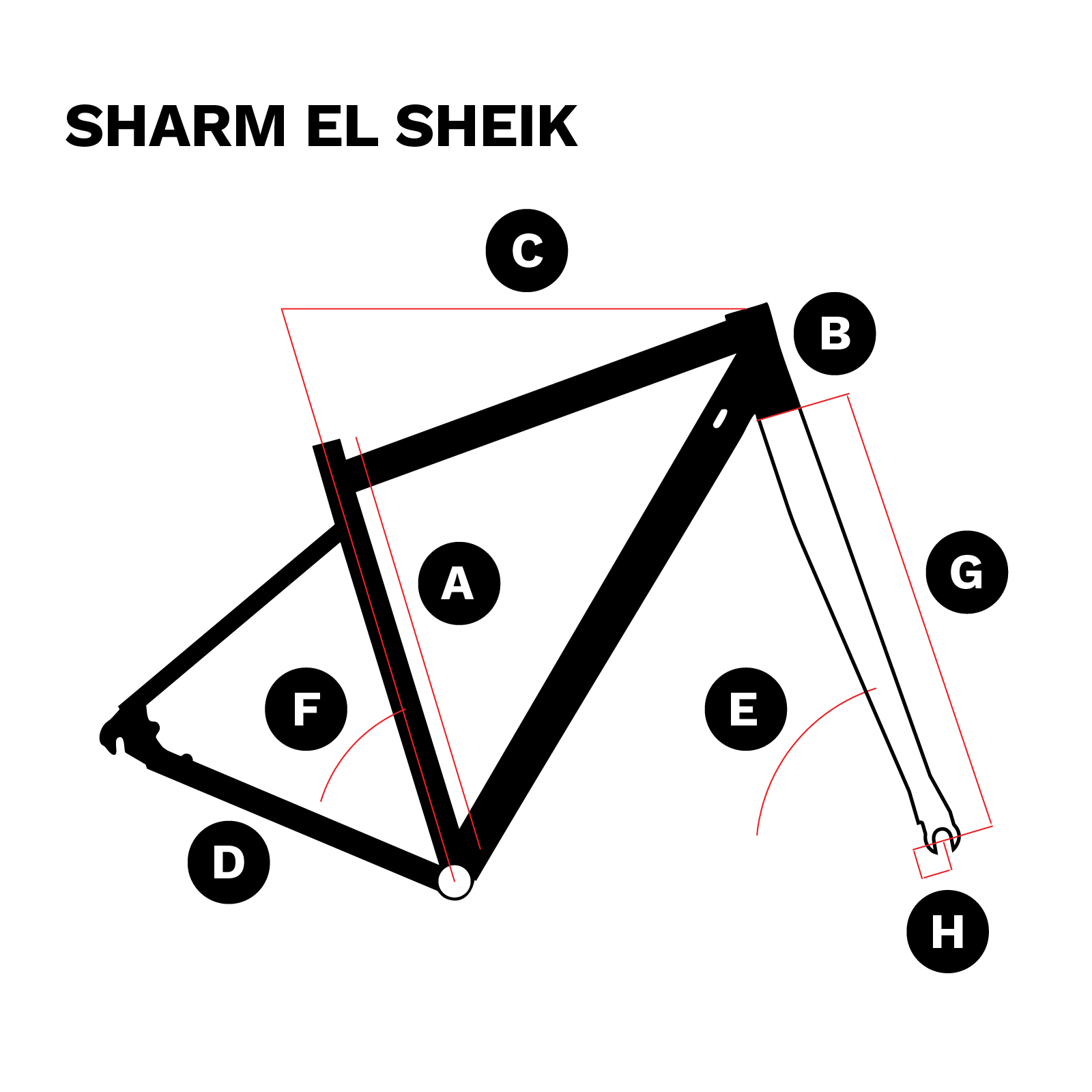 Quadro e Garfo Speed 700C Alumínio Sharm El Sheik 53 Preto Rad7 Racing