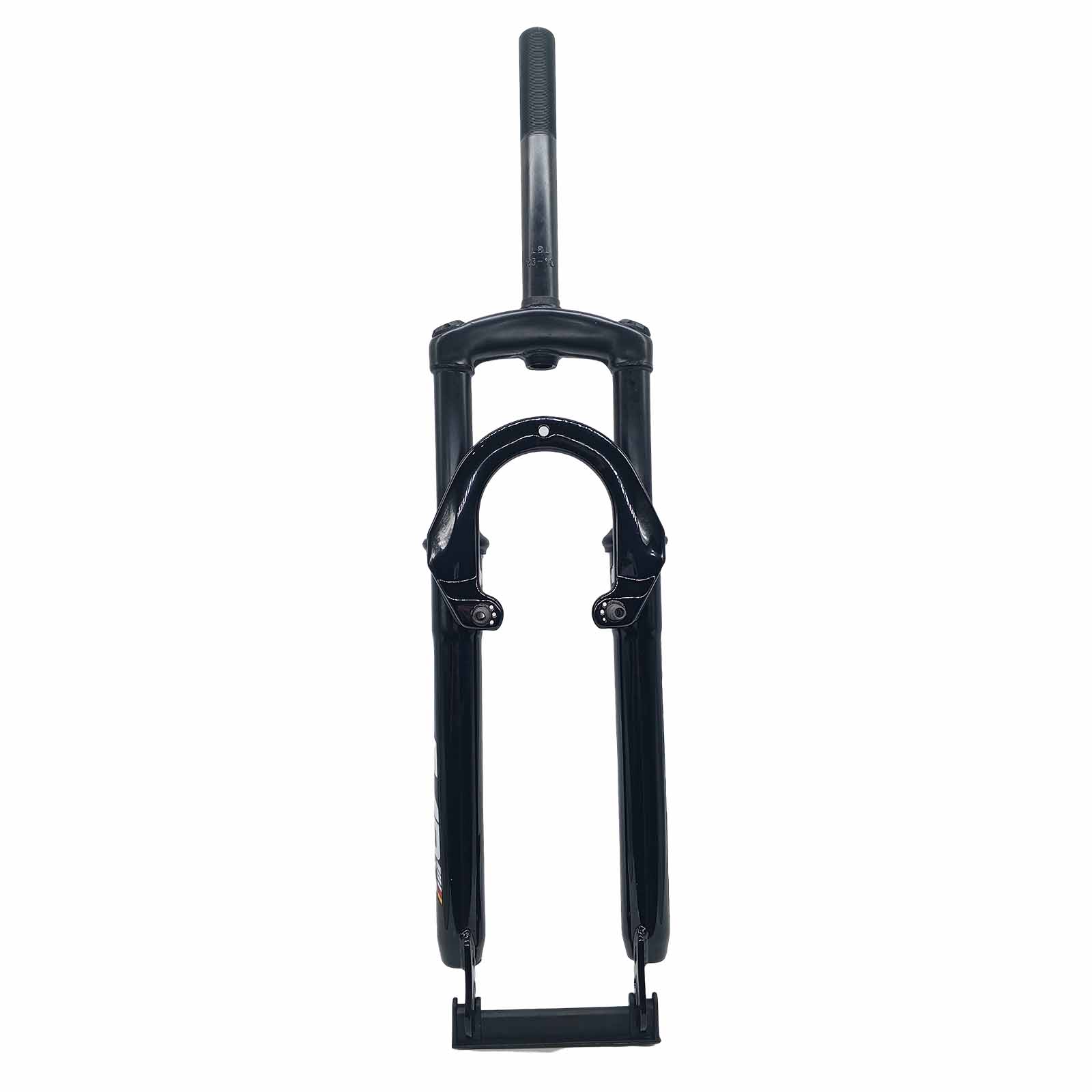 Suspensão Dianteira em Aço Aro 26 Curso 60 mm Rosca 21,1 mm Disco IS e V-Brake Preto Rad7 Concept