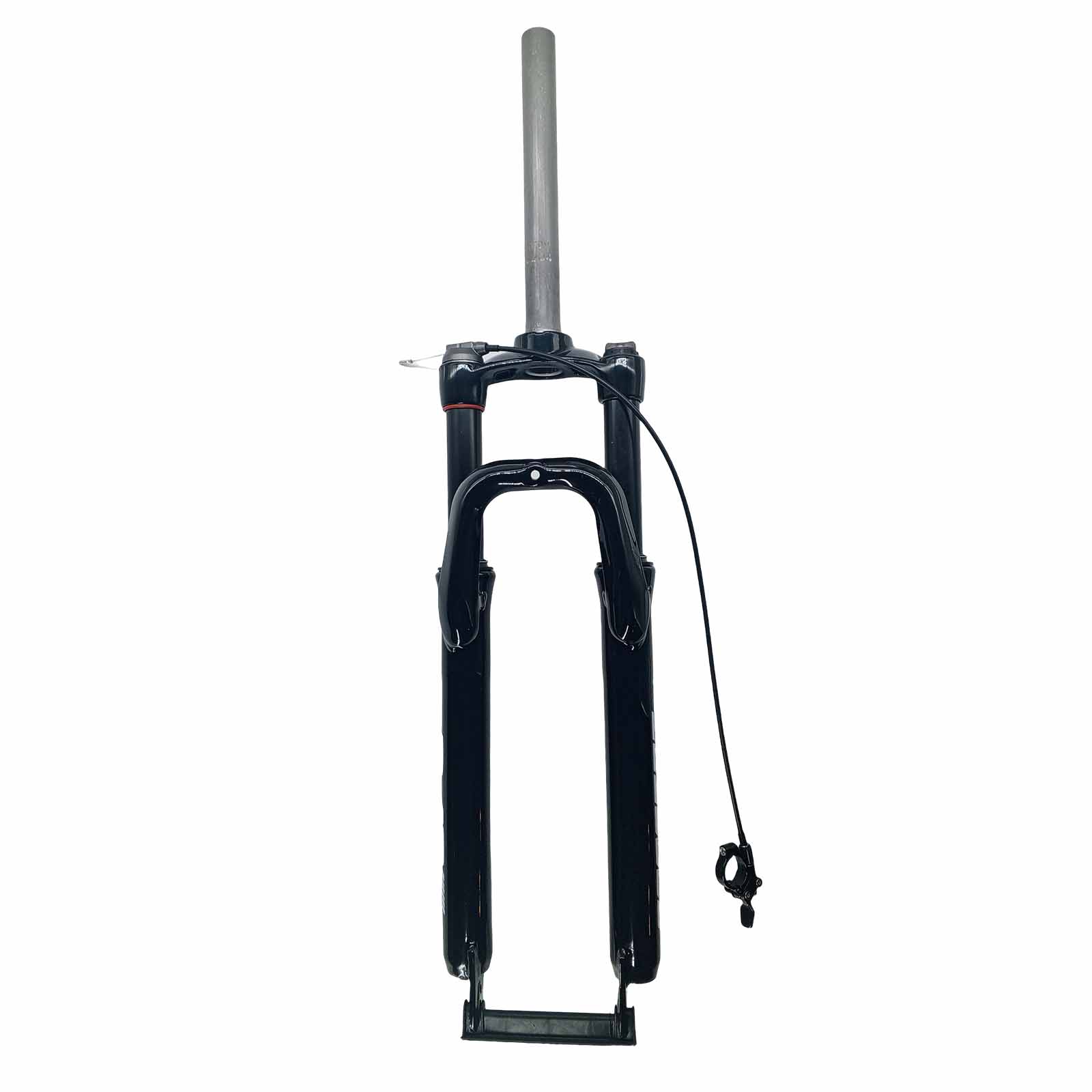 Suspensão Dianteira Em Aço Alumínio Aro 29 Curso 100 mm Ahead Set 28,6 mm Disco PM Trava no Guidão Preto Rad7 Concept