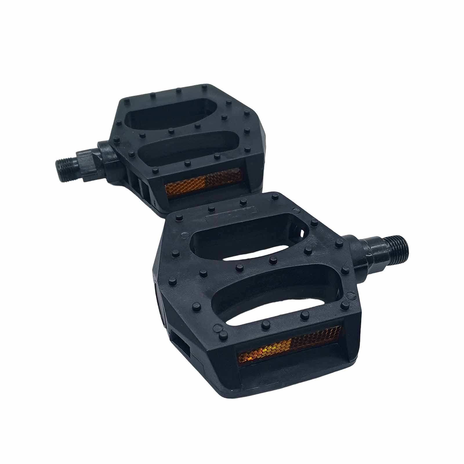 Pedal Plataforma MTB 9/16 Rosca Grossa Esferado Refletor Nylon Preto Rad7 Essential