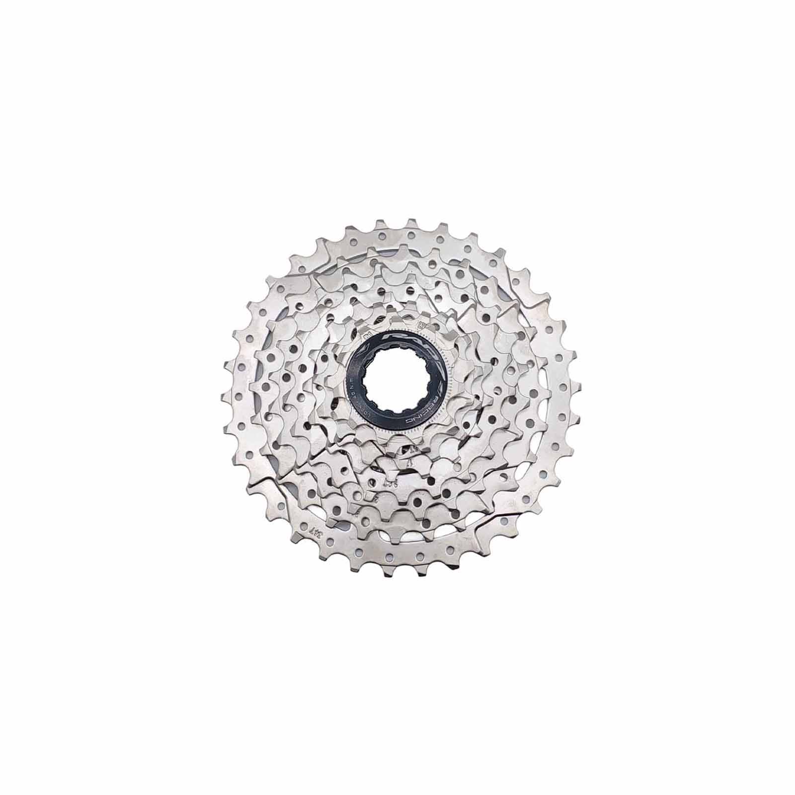 Cassete 8v 11-34D Indexado Niquelado com Aranha em Alumínio Rad7 Concept