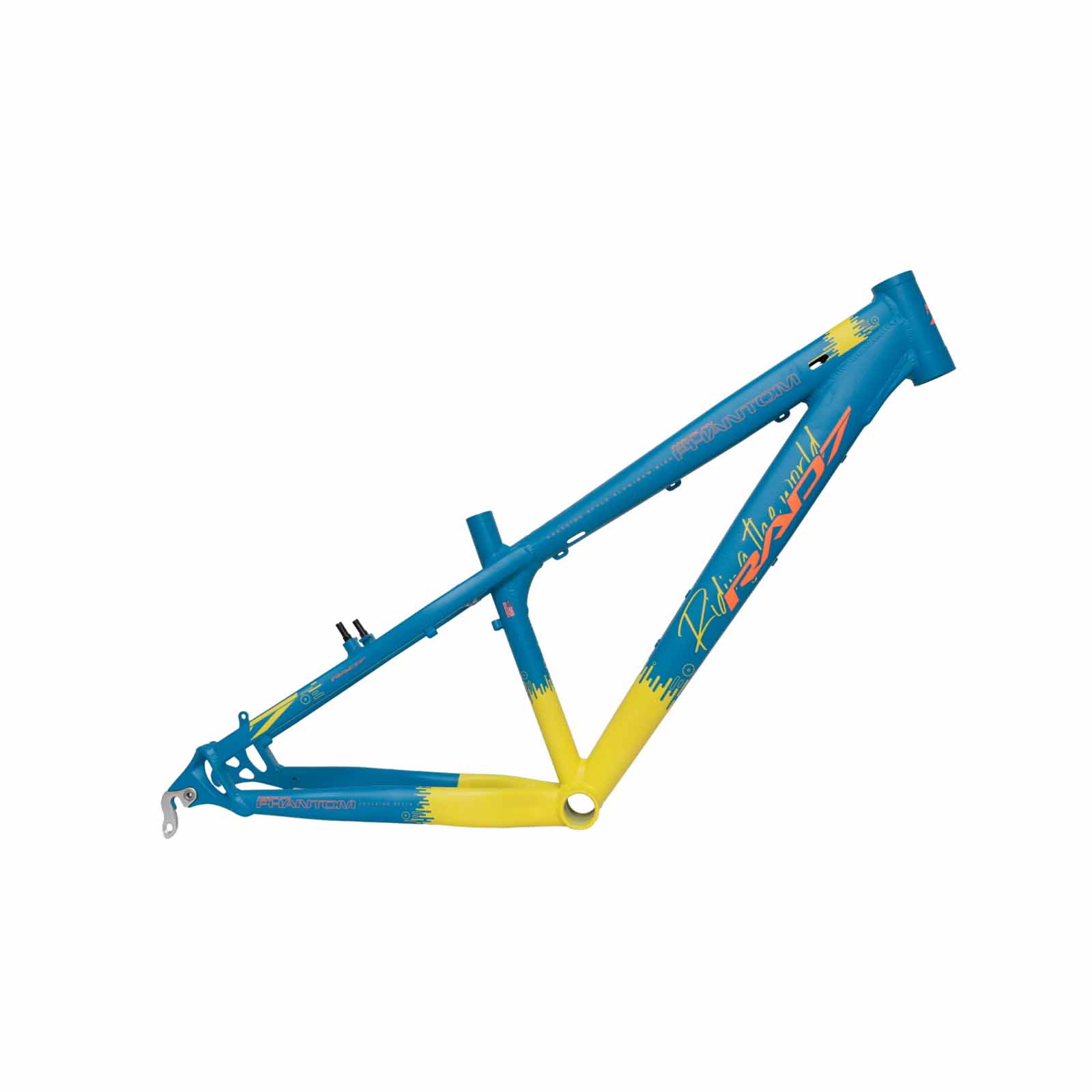 Quadro Freeride Dirt American Phantom T13,5 Azul Claro Rad7 Concept