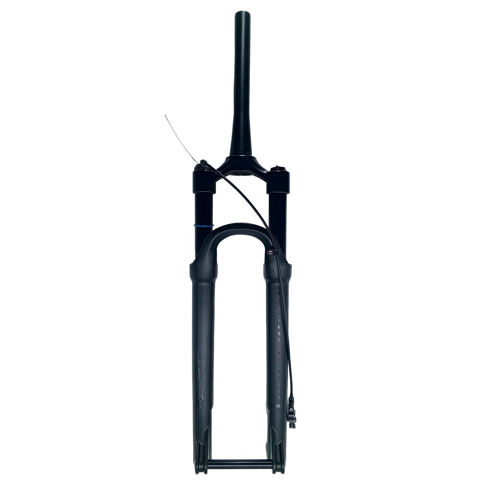 Suspensão Dianteira Ar e Óleo em Alumínio Magnésio Aro 29 Curso 120 mm Tapered Boost 15 x 110 mm Disco PM Trava no Guidão Preto Rad7 Performance