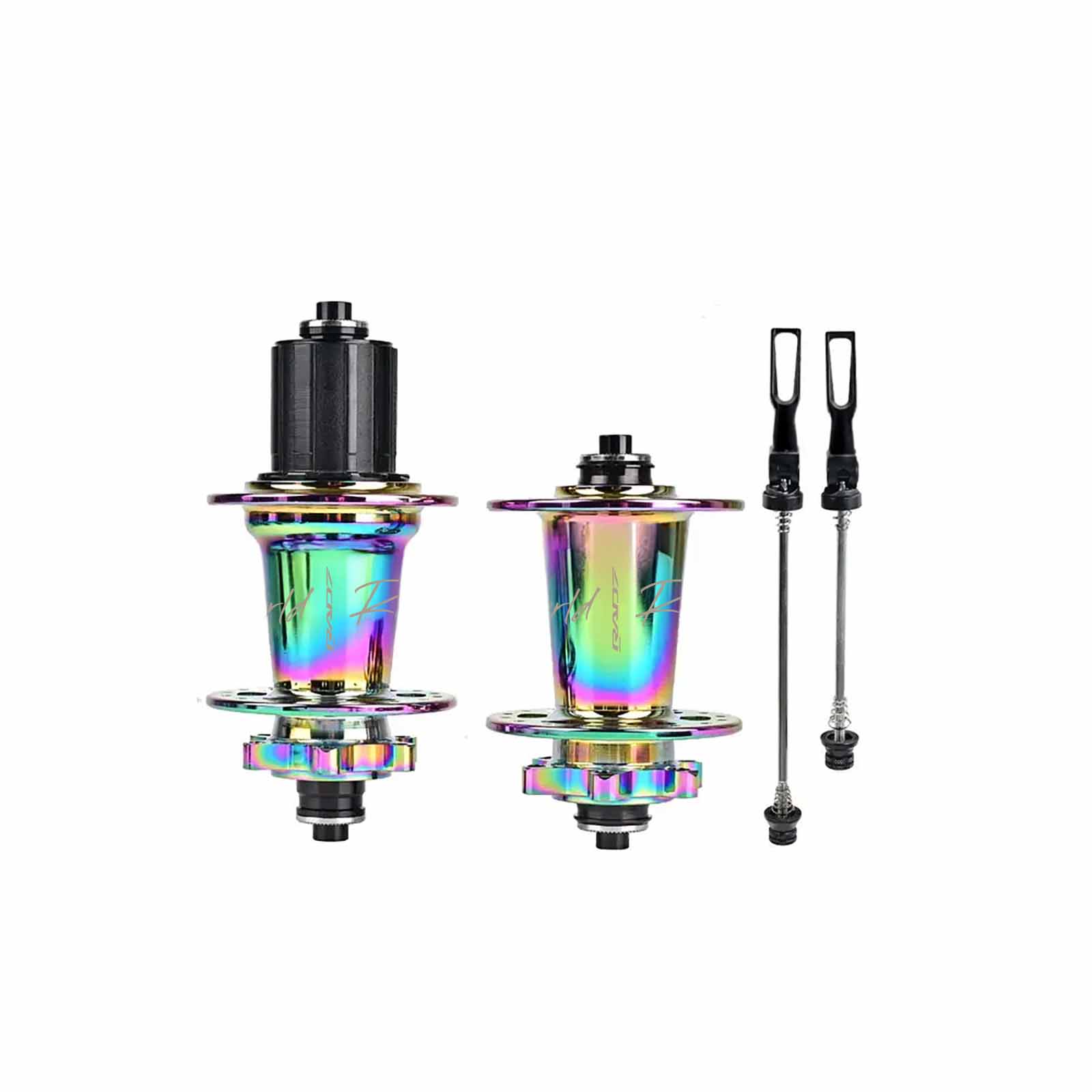 Cubo em Alumínio Dianteiro e Traseiro Rolamentado 32 Furos 100x9 mm 135x9 mm HG 8-12v com Blocagem para Freio a Disco Camaleão Rad7 Performance