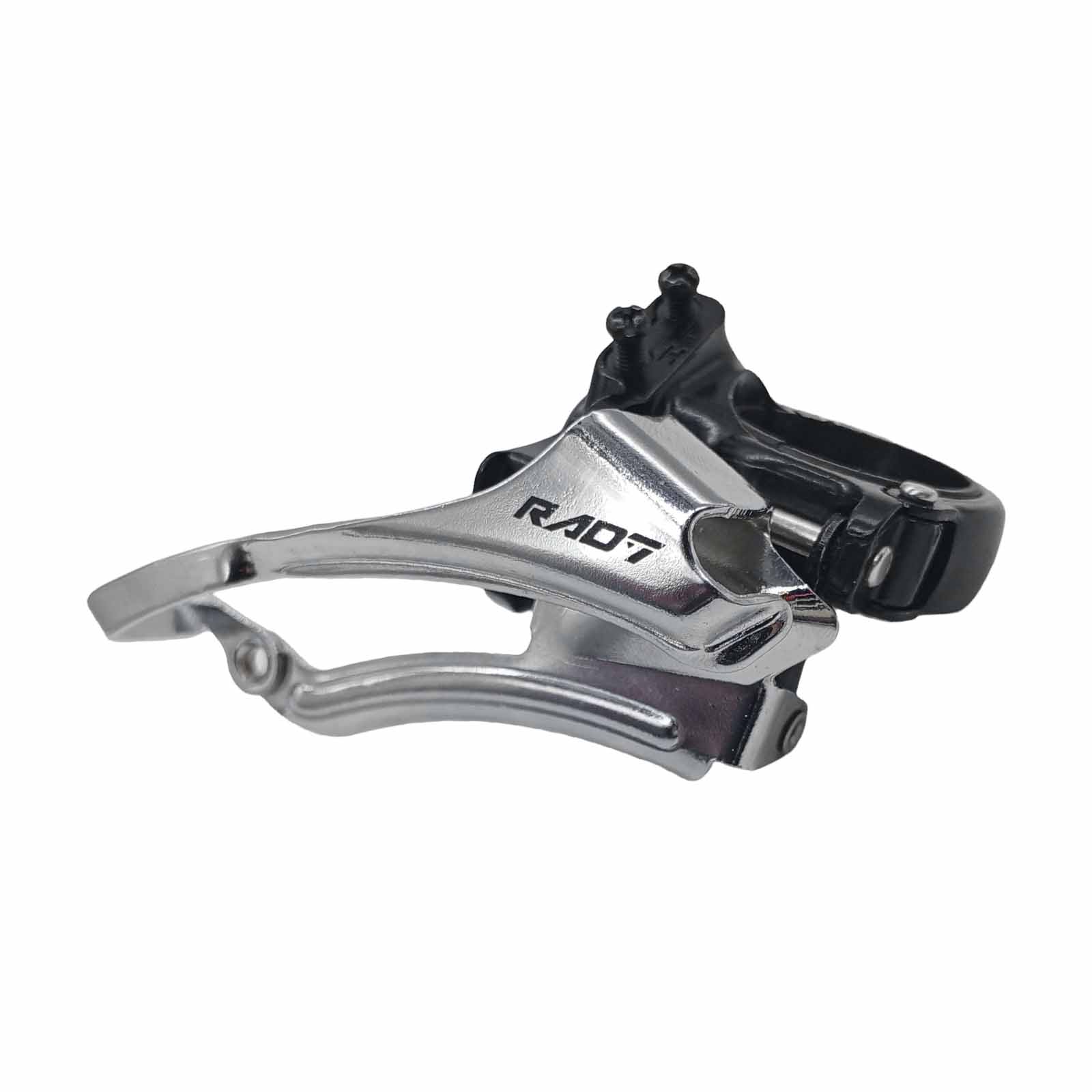 Câmbio Dianteiro 3v 21v 24v Dual Pull 31,8 34,9 mm Cromado Rad7 Concept