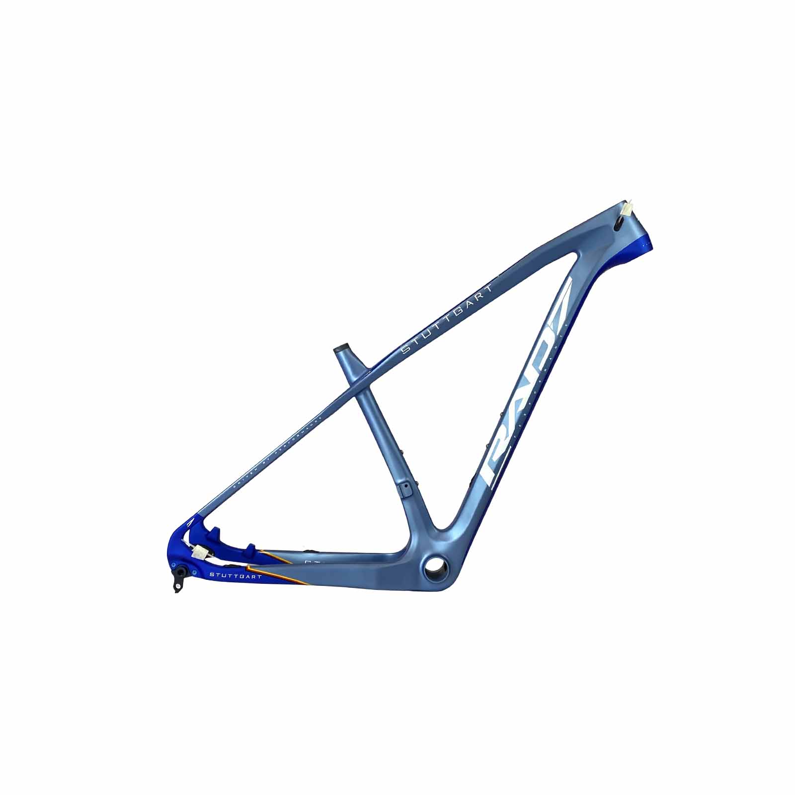 Quadro MTB Stuttgart 29 Carbono Boost 148 mm Canote 27,2 mm Mov. Central Pressfit BB 92 mm 17 Azul Rad7 Performance