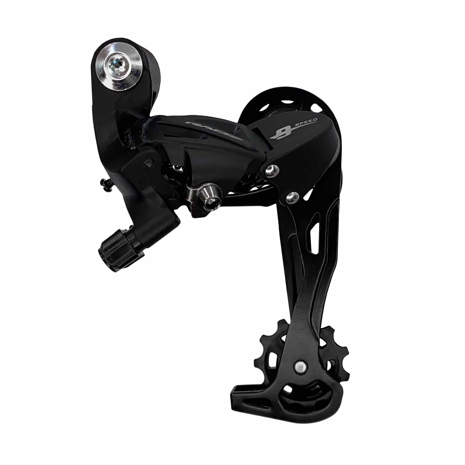 Câmbio Traseiro 9v 27v Cage Longo 43D Sem Gancheira Indexado Preto Micronew Rad7 Concept