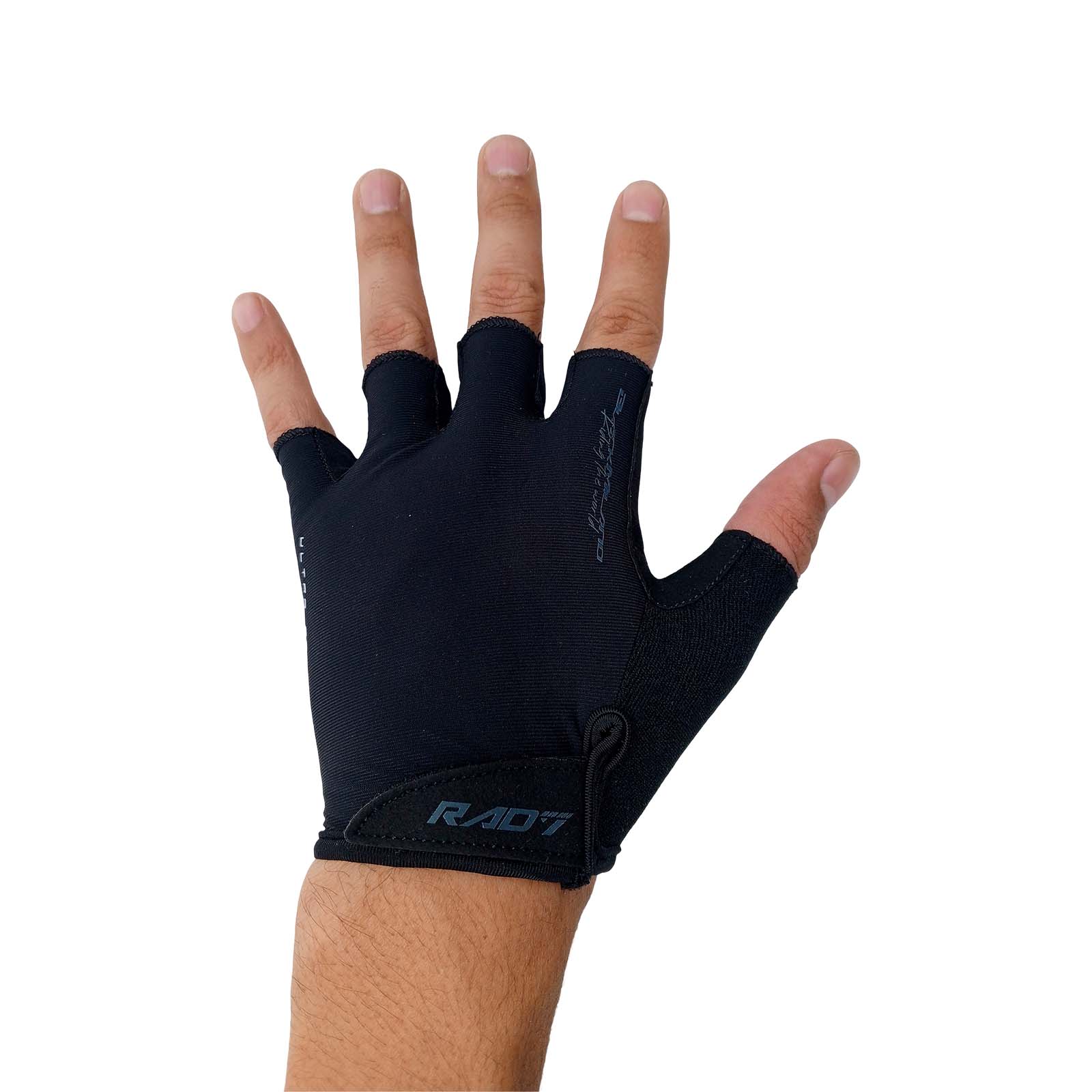 Luva Curta Black Milano Preta M Rad7 Performance