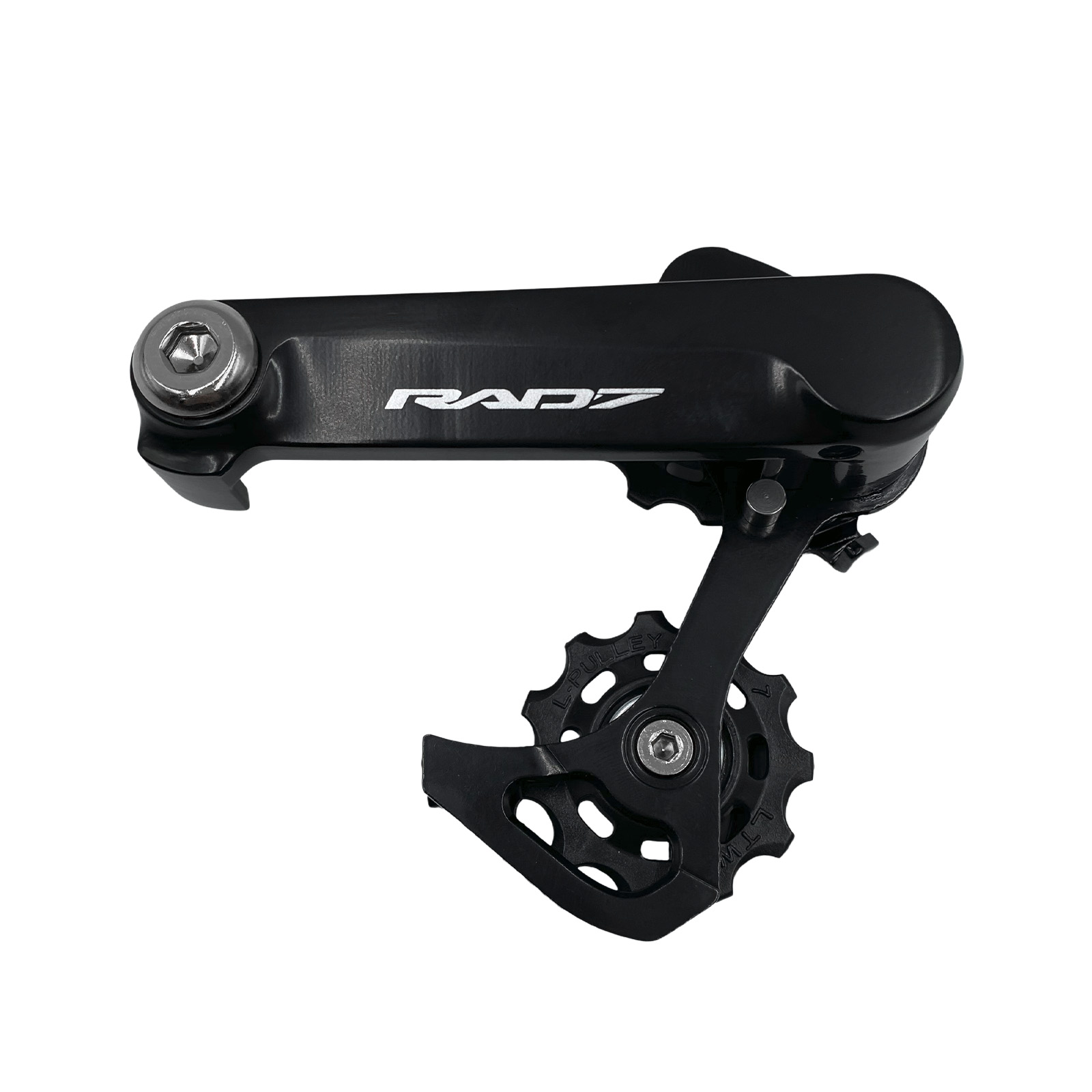 Tensionador de Corrente Adaptador Single Alumínio Preto Rad7 Concept