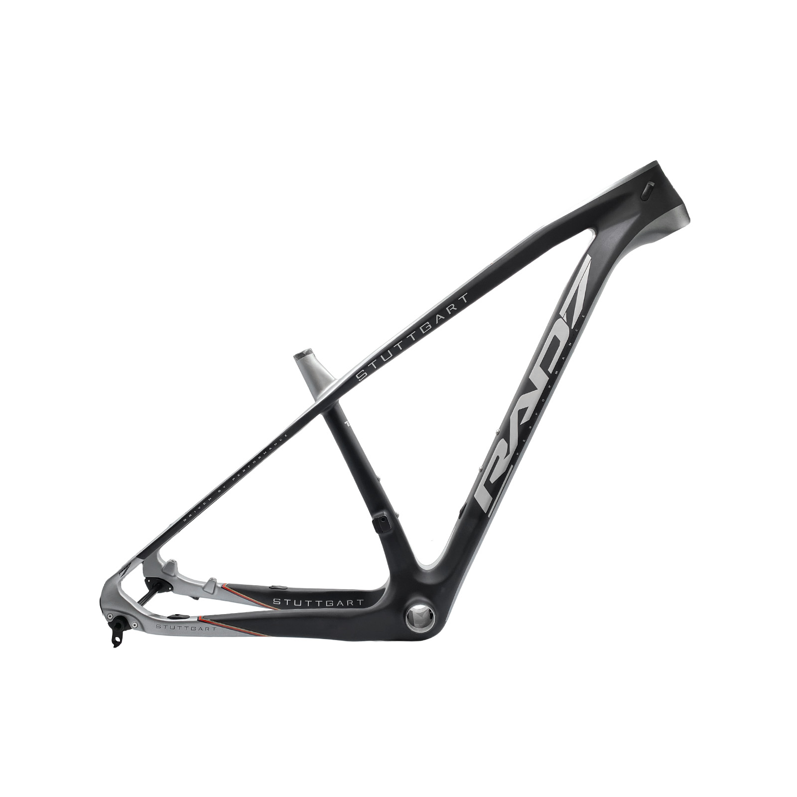 Quadro MTB Stuttgart 29 Carbono Boost 148 mm Canote 27,2 mm Mov. Central Pressfit BB 92 mm 17 Preto Rad7 Performance