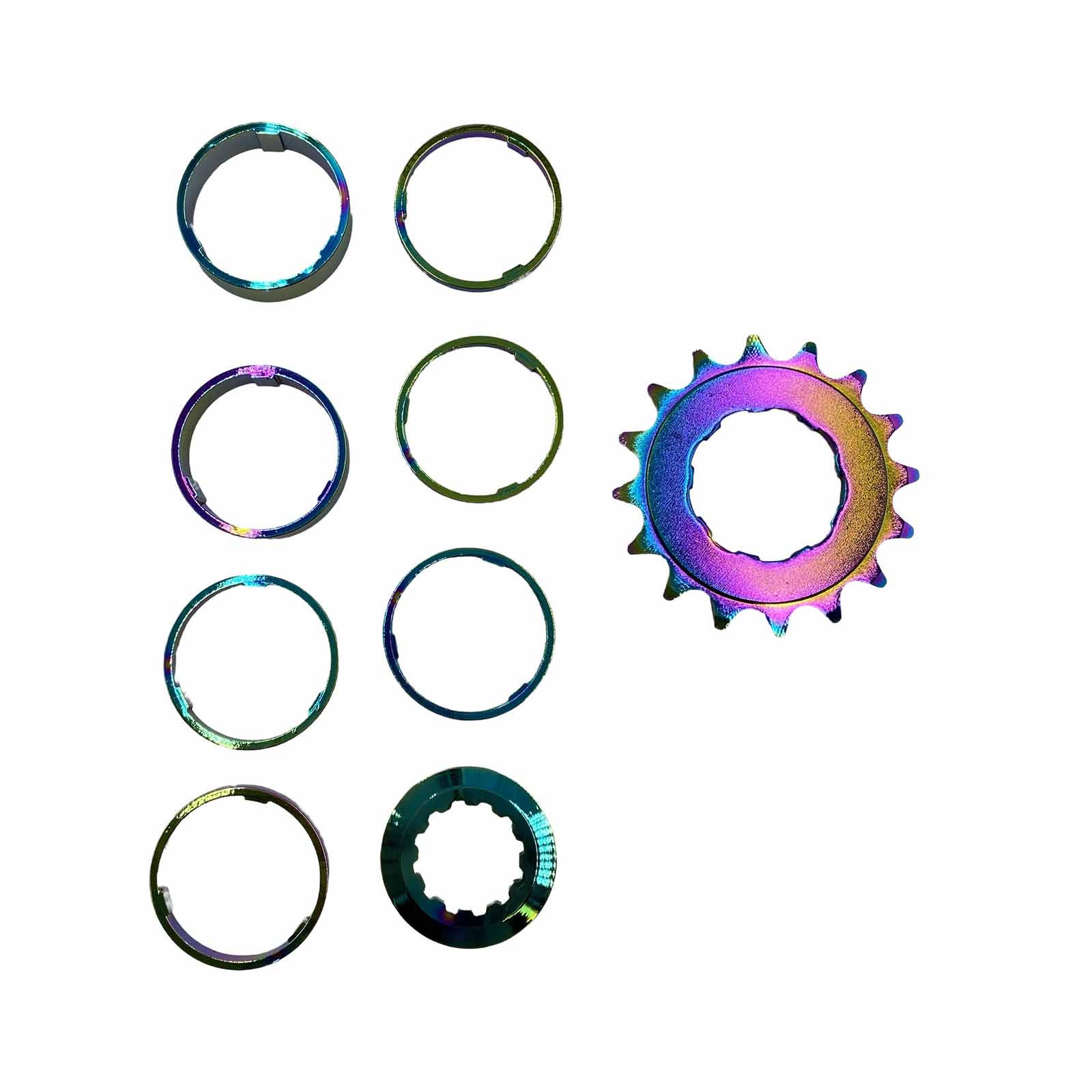 Adaptador de Single Speed Freeride 16D Camaleão Rad7 Concept