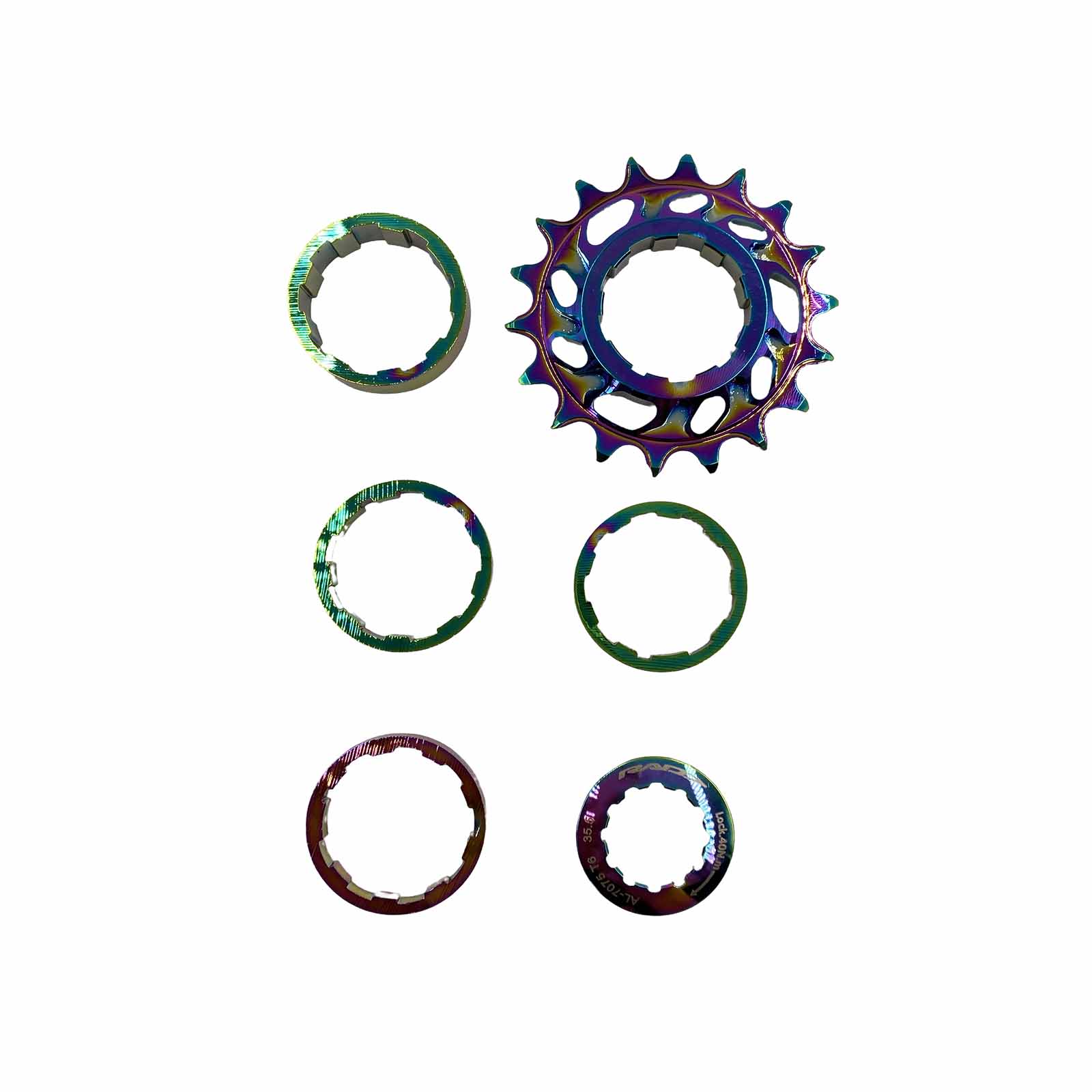 Adaptador de Single Speed Freeride 18D Camaleão Rad7 Concept