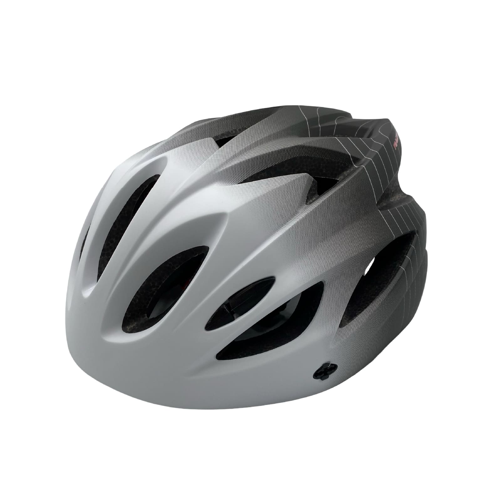 Capacete MTB LED In Mould Destination 54-58 cm Preto/Branco Rad7 Concept