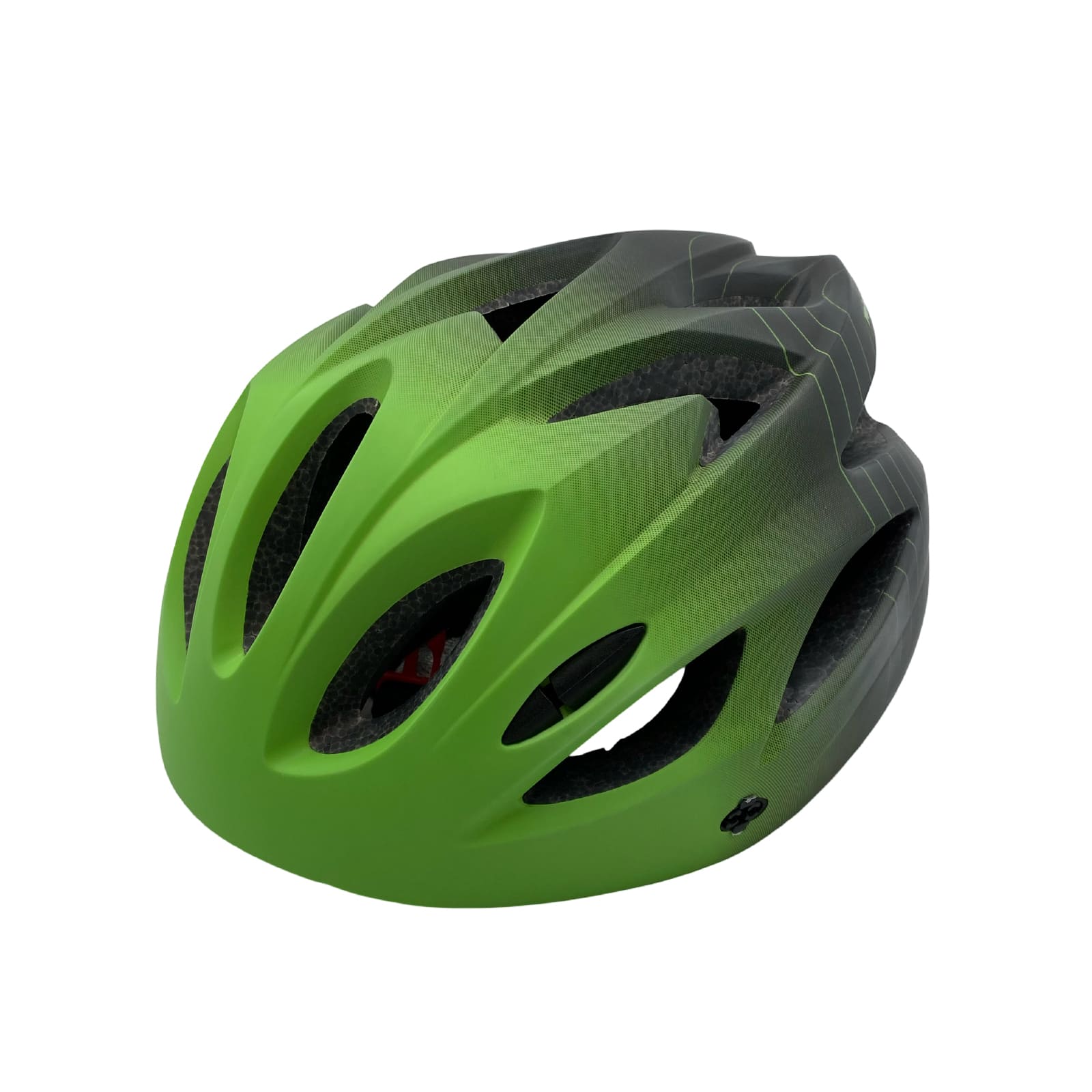 Capacete MTB LED In Mould Destination 54-58 cm Preto/Verde Rad7 Concept