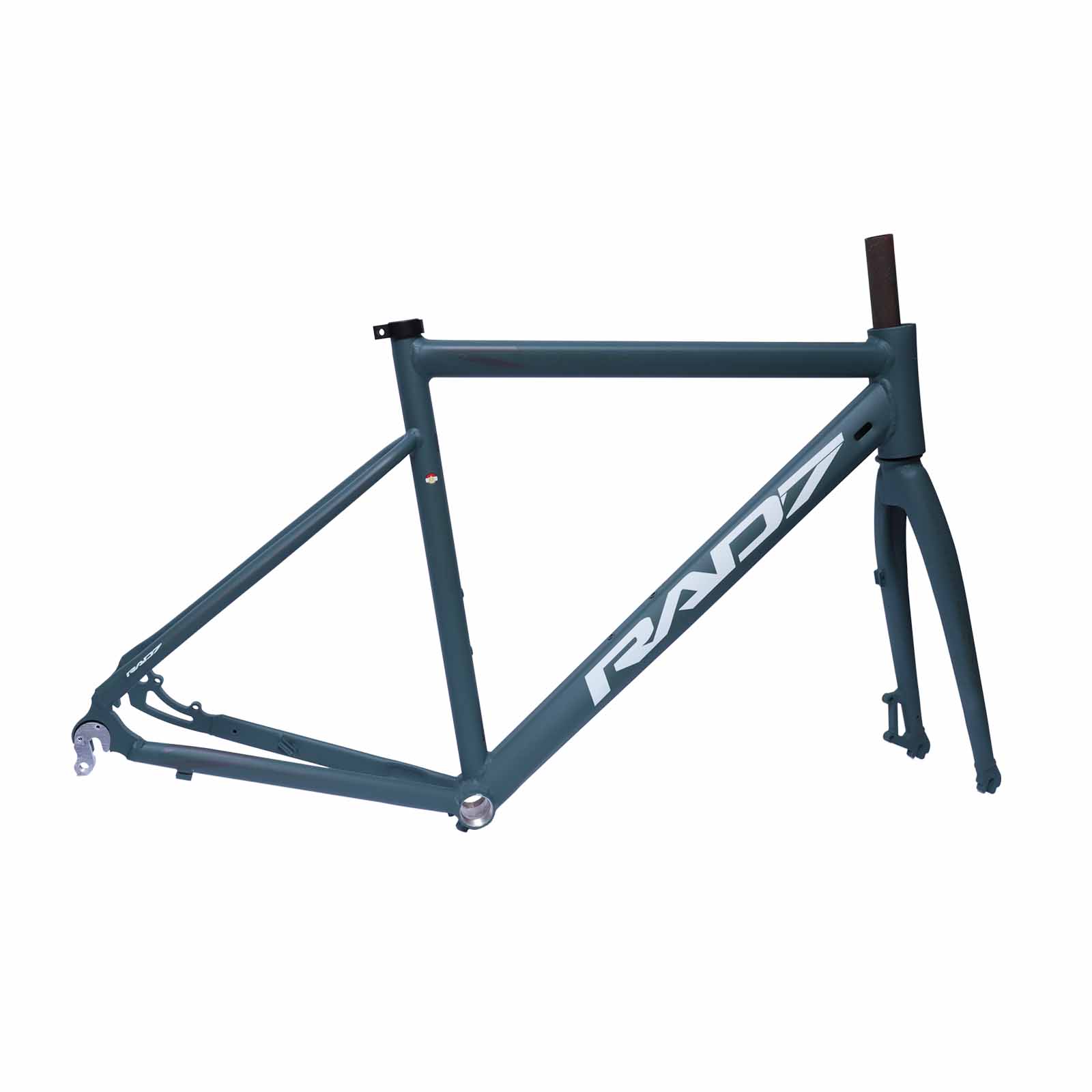 Quadro e Garfo Speed 700C Alumínio Sharm El Sheik 53 Verde Militar Rad7 Racing