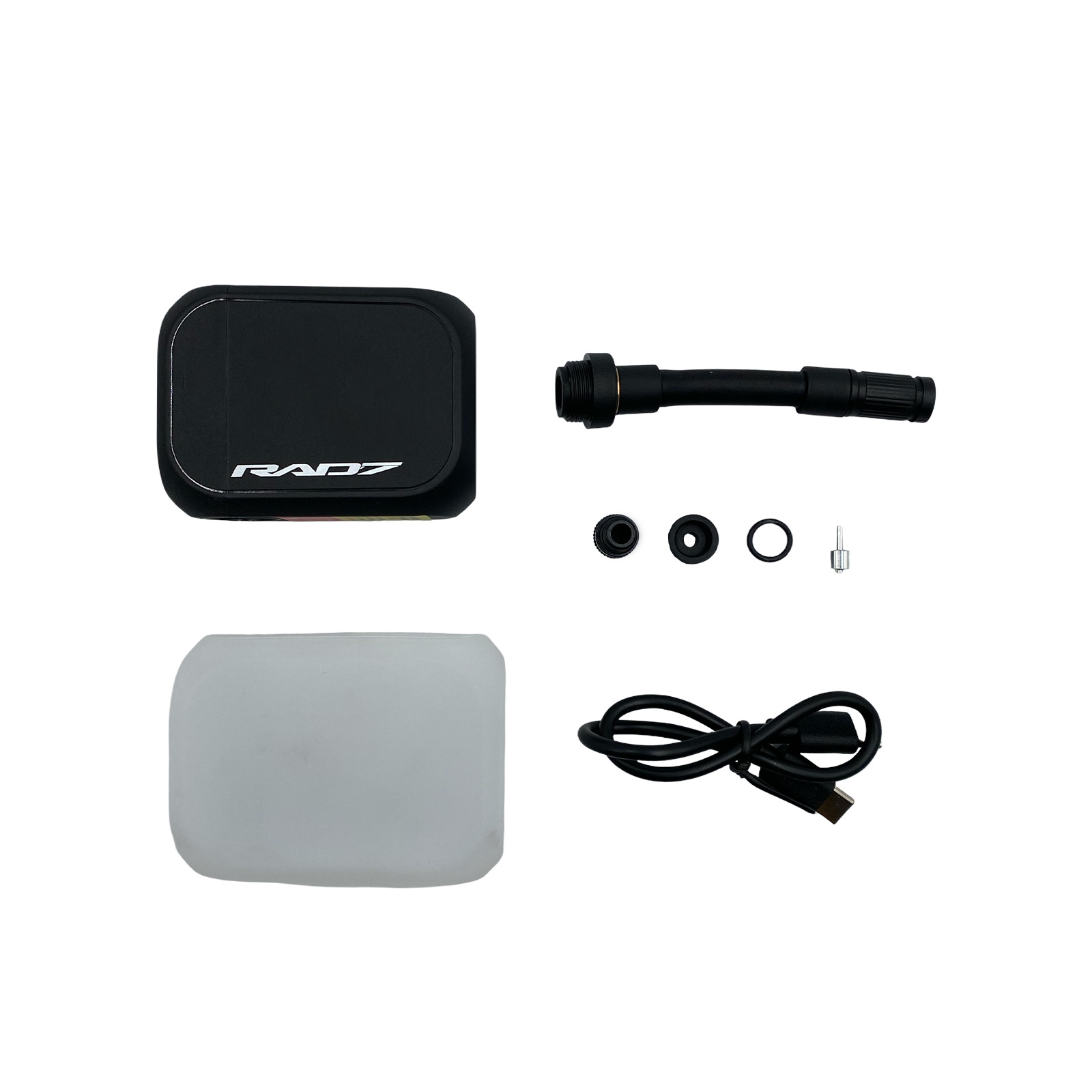 Mini Bomba Elétrica Bateria Recarregável 120 PSI Rad7 Performance