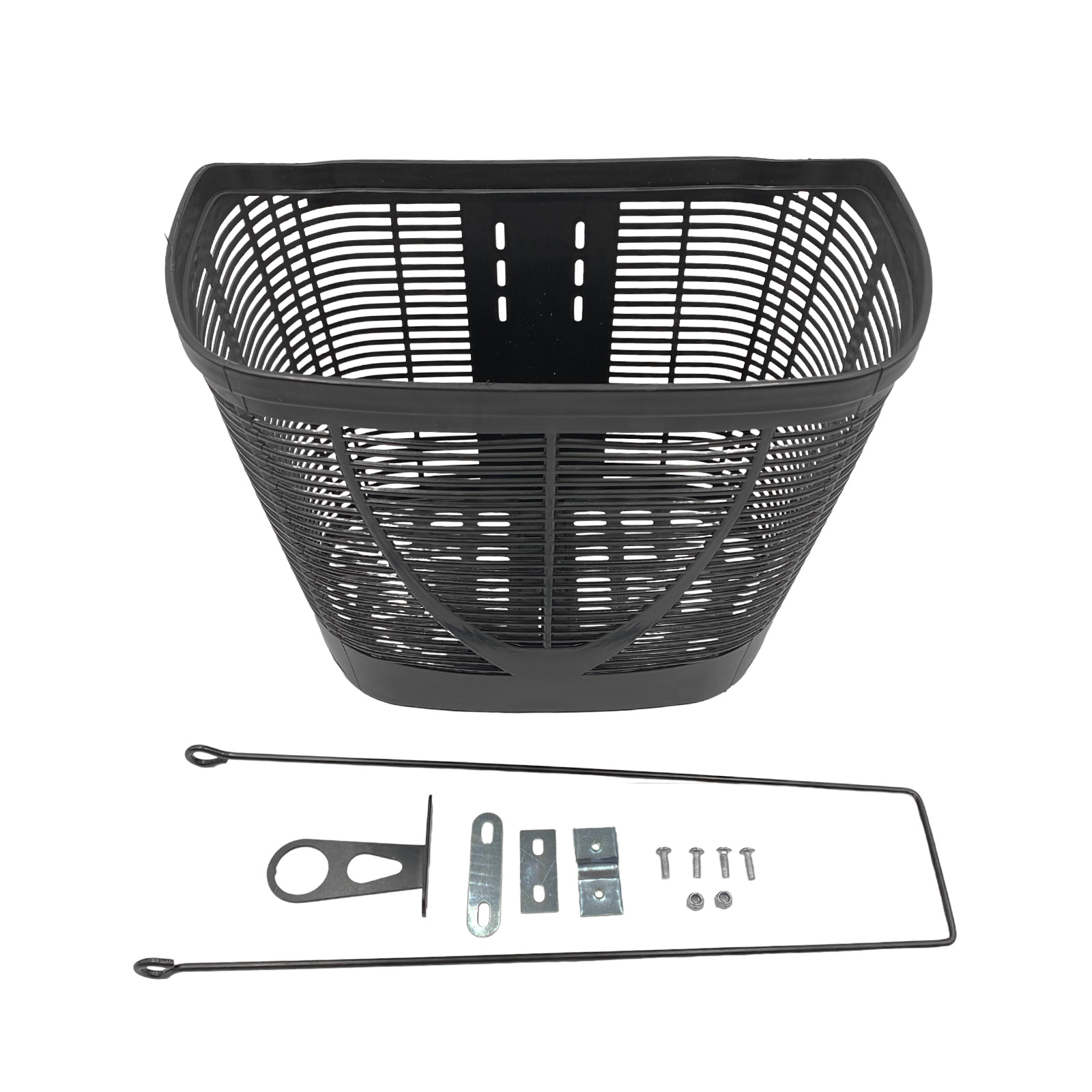 Cesta Plástica sem Tampa Aro 24 26 Preta Rad7 Concept