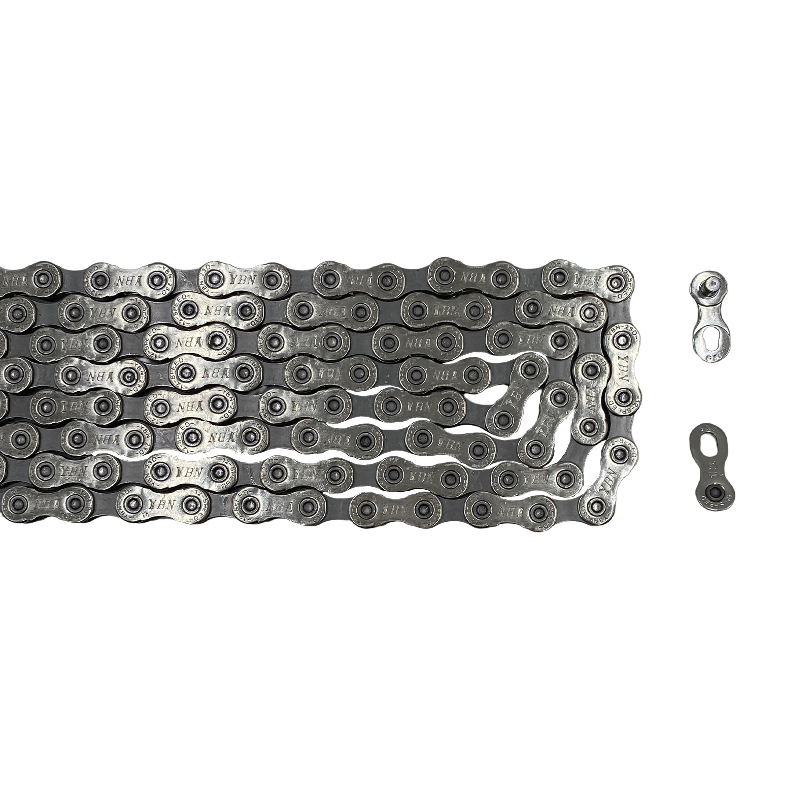 Corrente 12v 1/2 x 11/128 126 Elos Prata YBN Rad7 Performance