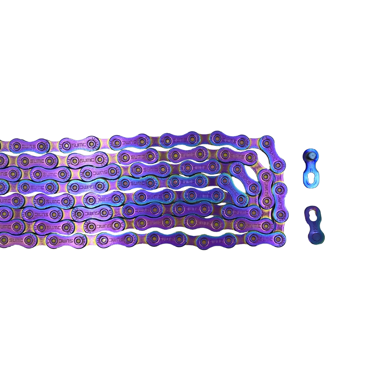 Corrente 12v 1/2 x 11/128 126 Elos Roxo Camaleão SUMC Rad7 Performance