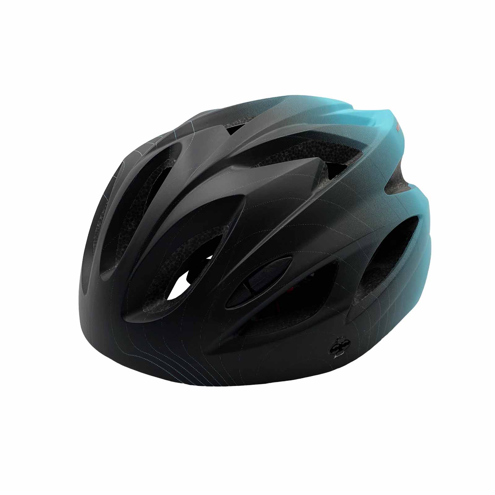Capacete MTB LED In Mould Destination 54-58 cm Turquesa/Preto Rad7 Concept