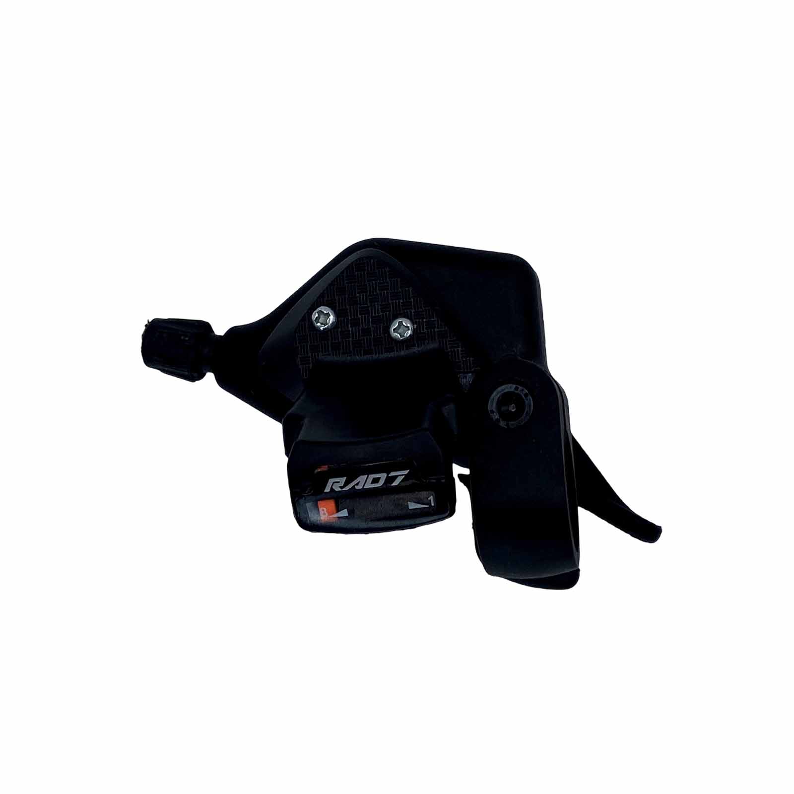 Alavanca Câmbio Rapid Fire 8v Lado Direito sem Manete Alumínio com Cabos sem Conduite Preta Rad7 Concept