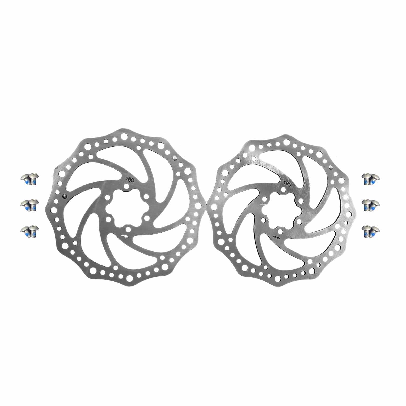 Disco de Freio Rotor 160 mm com Parafusos Rad7 Concept