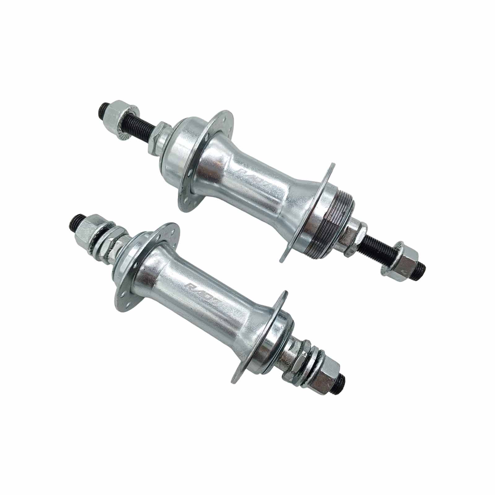 Cubo em Aço Dianteiro e Traseiro Esferado 36 Furos 3/8 x 165 mm sem Espaçador Zincado Rad7 Essential