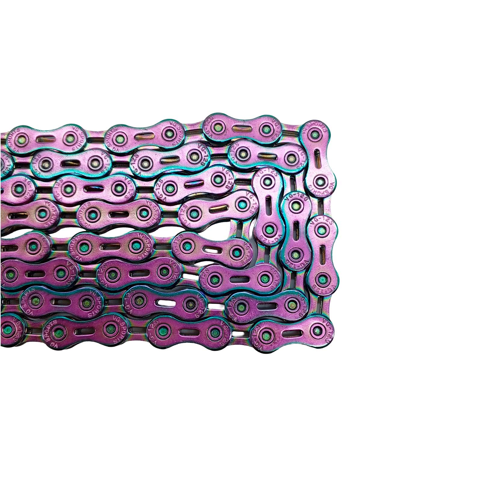 Corrente 12v 1/2 x 11/128 126 Elos Roxo Camaleão VG12 Rad7 Performance