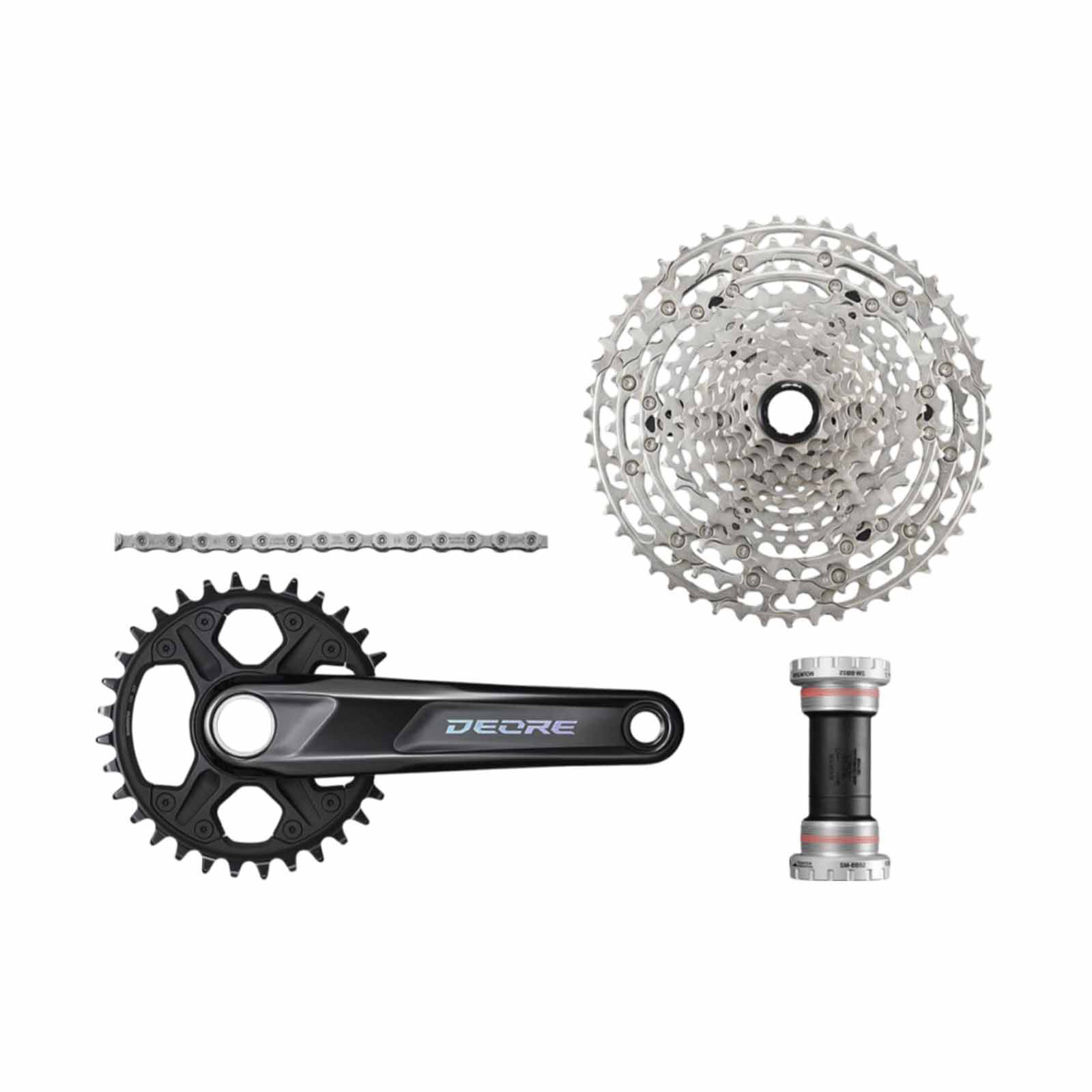 Kit Trans. 12v 6100 Black c/Cass. 10-51D+Corr. 12v+Pdv. Hollowtech 32D 170 mm