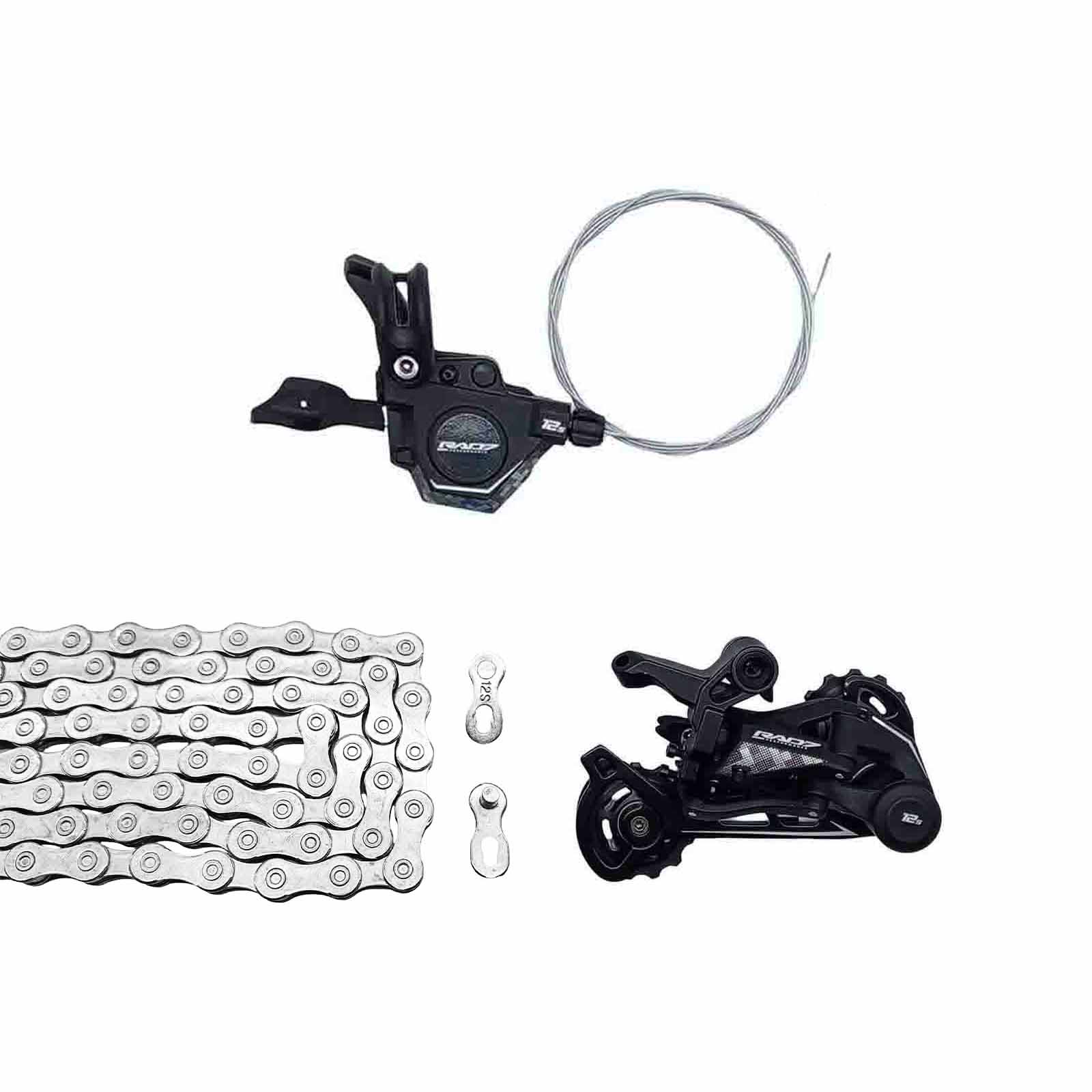 Kit Trans. MTB 12v c/Alav. s/Man.+Câmbio Ts.+Corr. 12v Rad7 Perfomance