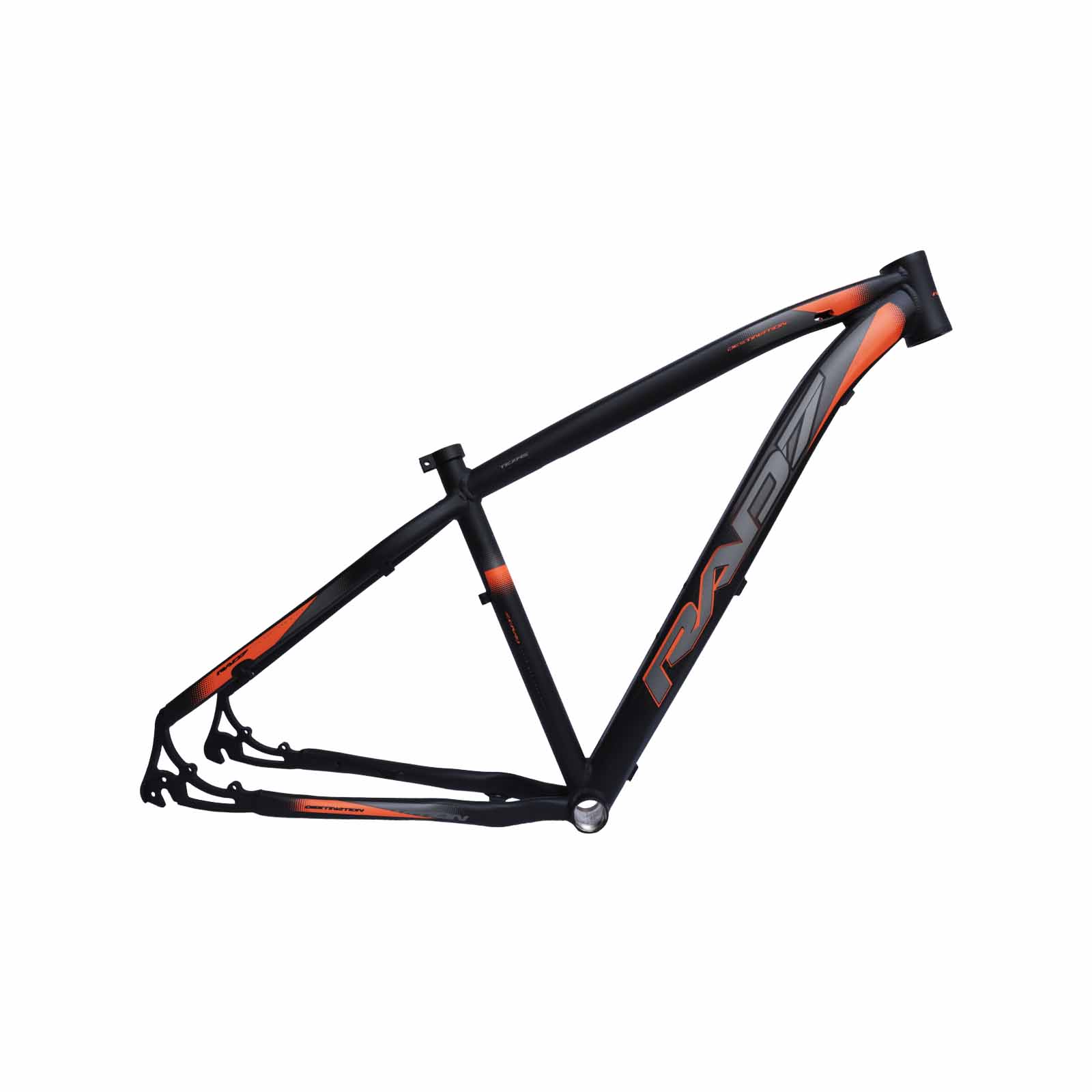 Quadro Destination Texas Masculino Preto Fosco Laranja 17 Rad7 Concept