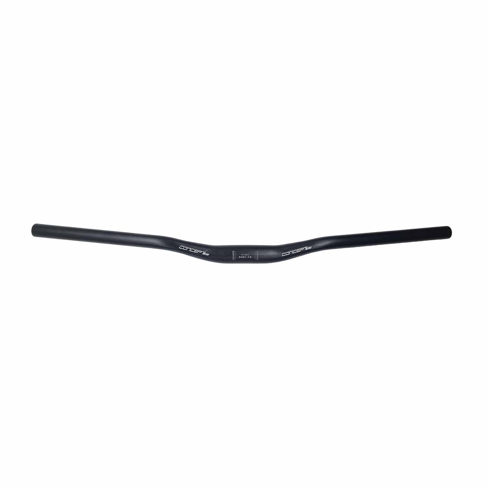 Guidão MTB DH Curvo 31,8 x 720 x 20 mm Alumínio Preto Rad7 Concept