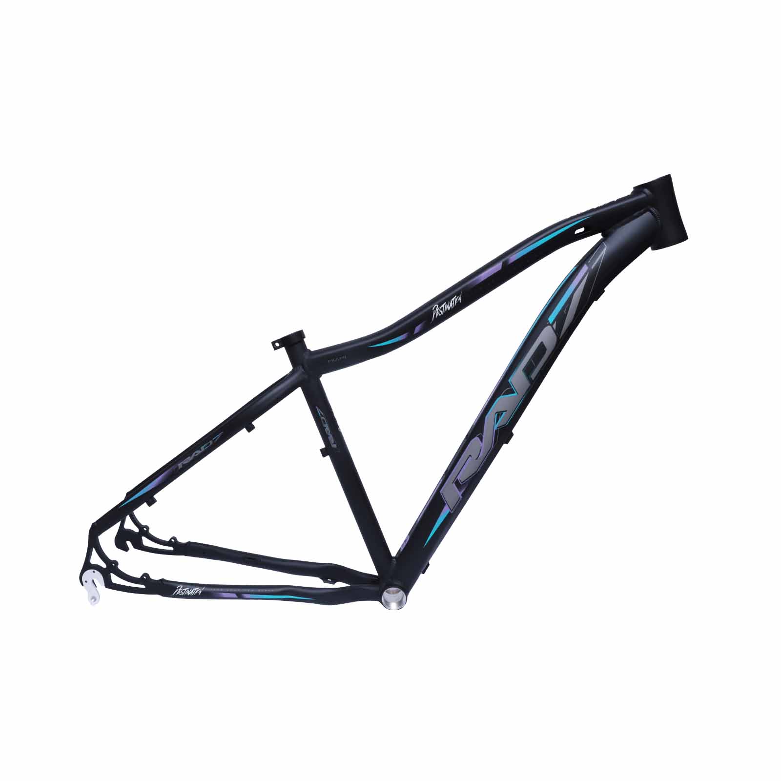 Quadro Destination Miami Feminino Preto Fosco Roxo Verde Água 17 Rad7 Concept