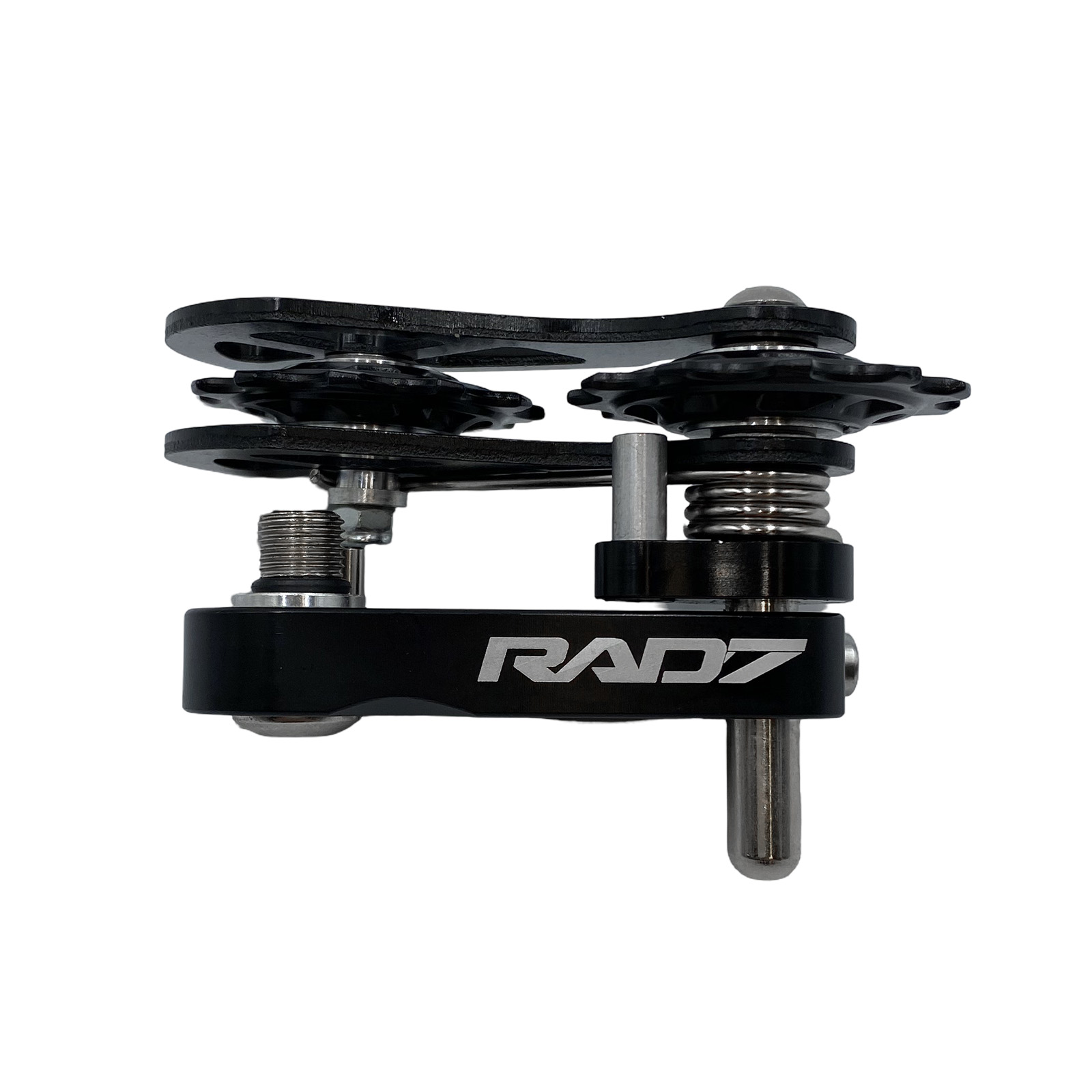 Tensionador de Corrente com Mola Adaptador Single Alumínio Preto Rad7 Concept