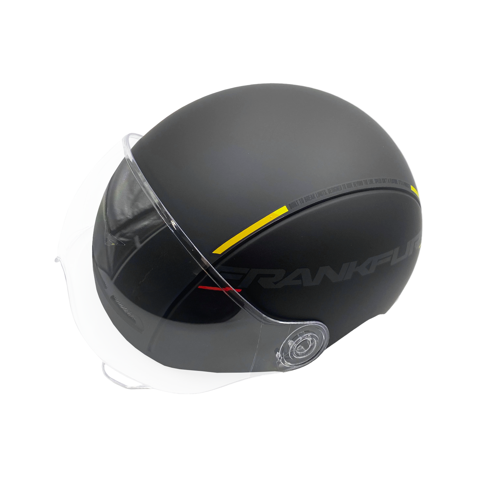 Capacete e-Bike Frankfurt com Viseira L 58-61 cm Preto Grafite Rad Routes