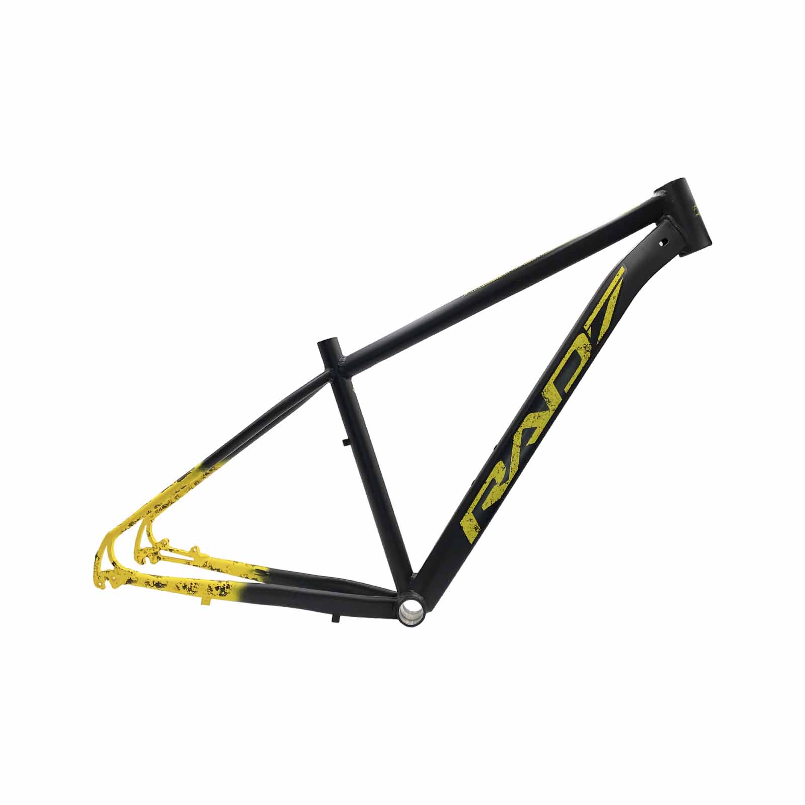 Quadro Atacama MTB 29 Mega Over Canote 27,2 mm Preto Fosco Amarelo T17 Rad7 Concept