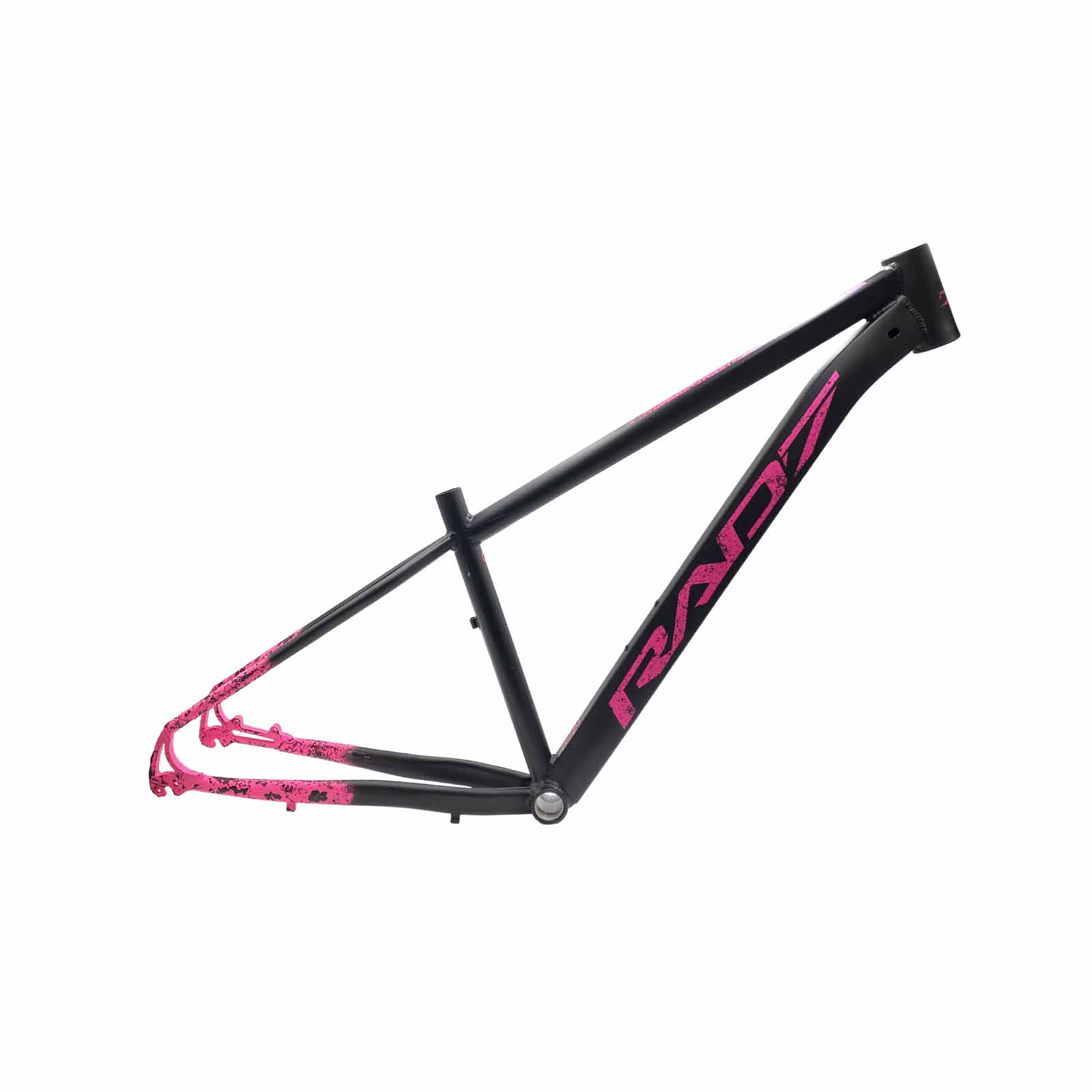 Quadro Atacama MTB 29 Mega Over Canote 27,2 mm Preto Fosco Rosa T17 Rad7 Concept