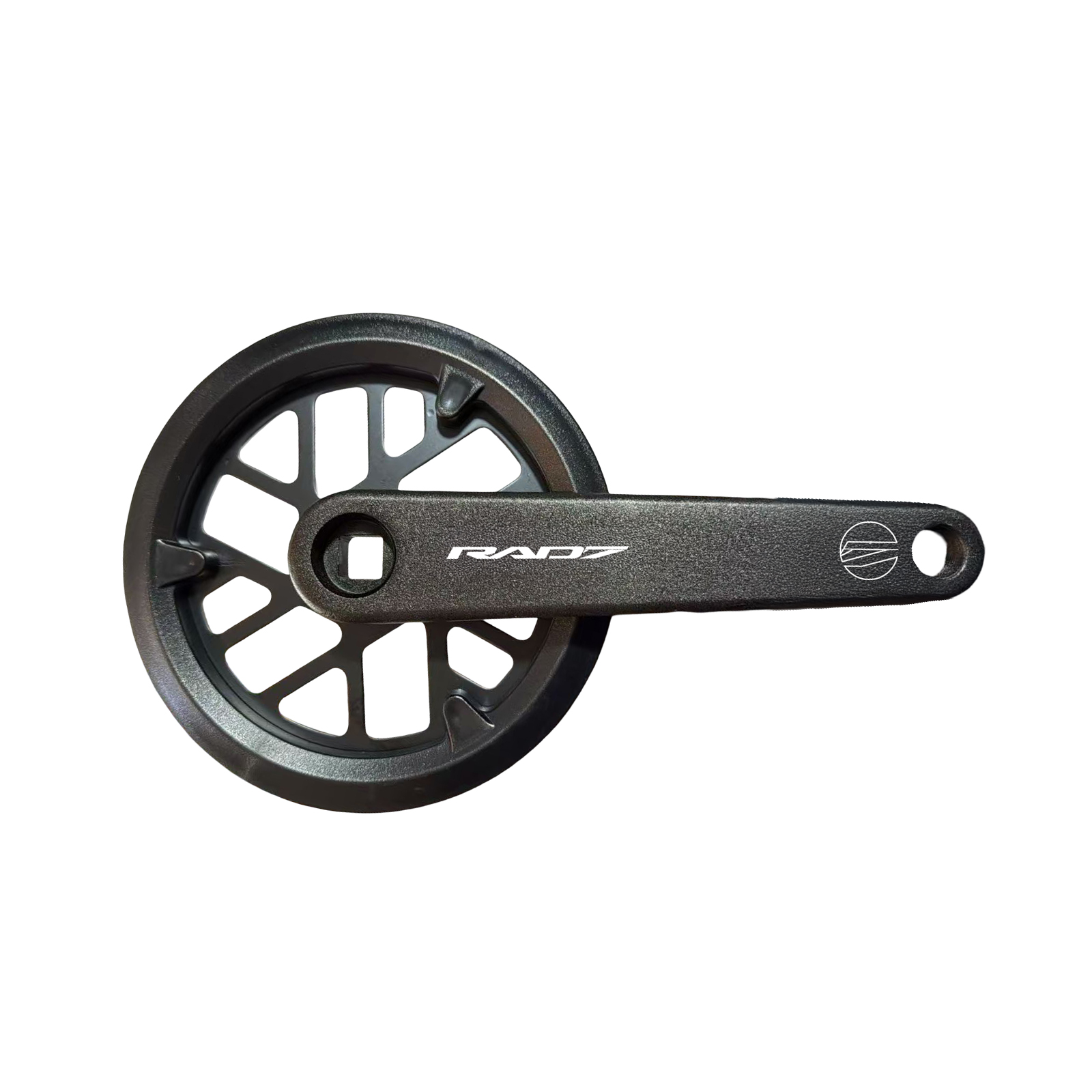Pedivela Simples em Alumínio Encapado 32D Braço de 152 mm Aro 20 24 Preta Rad7 Concept