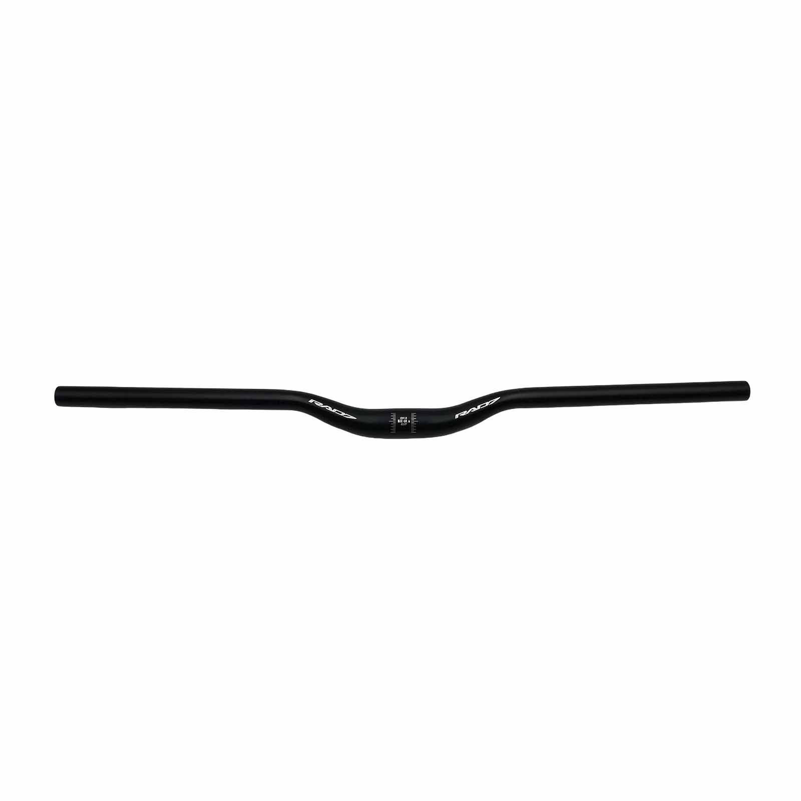 Guidão MTB DH Curvo 31,8 x 720 x 20 mm Alumínio Preto 2893 Rad7 Concept