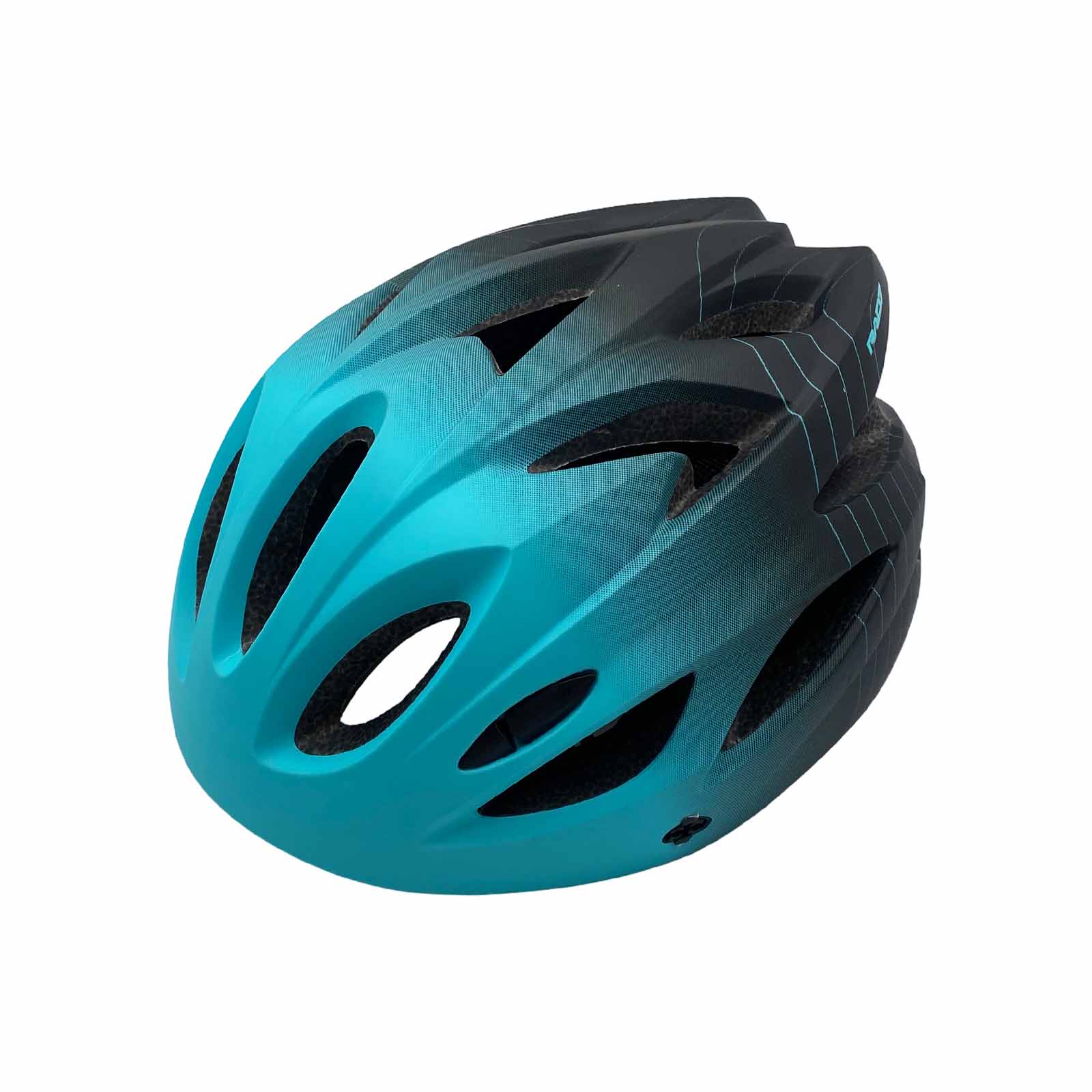 Capacete MTB LED In Mould Destination 58-62 cm Verde Água Preto Rad7 Concept