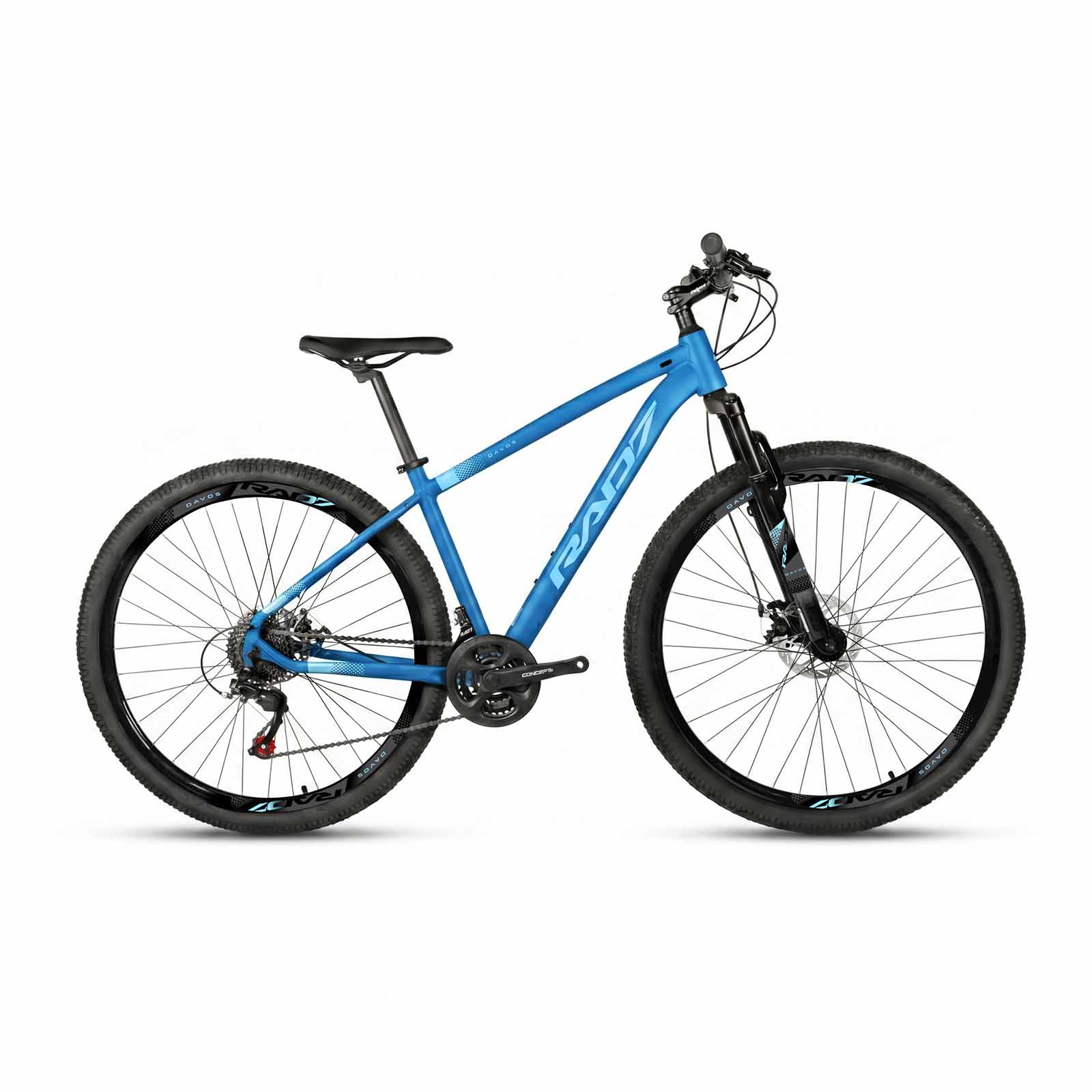 Kit Essence 1.0 29 21v Davos Azul Oceano Fosco Adesivo Azul Bebê 17 Rad7 Concept 