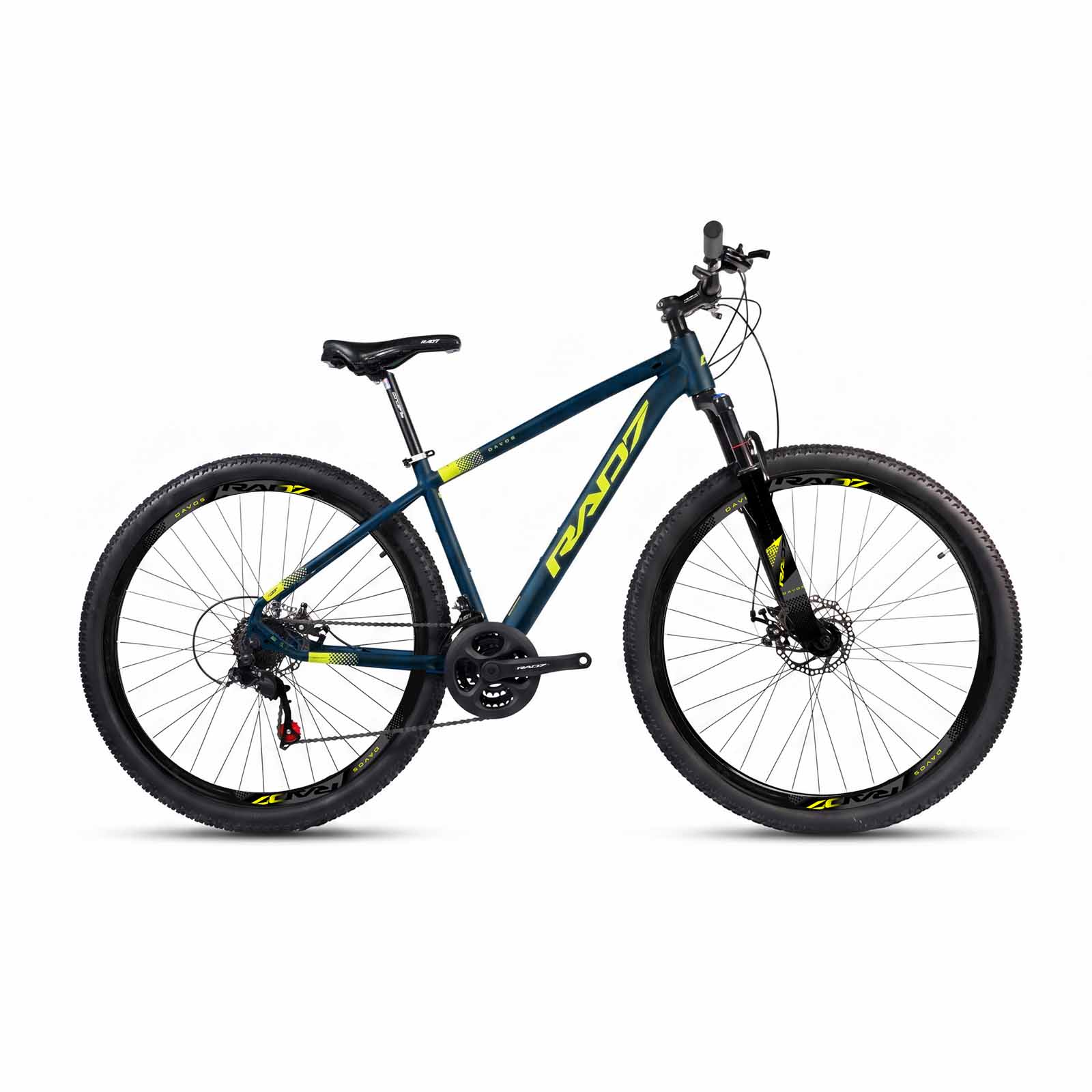 Kit Essence 1.5 29 24v Davos Azul Petróleo Fosco Adesivo Amarelo Neon 17 Rad7 Concept