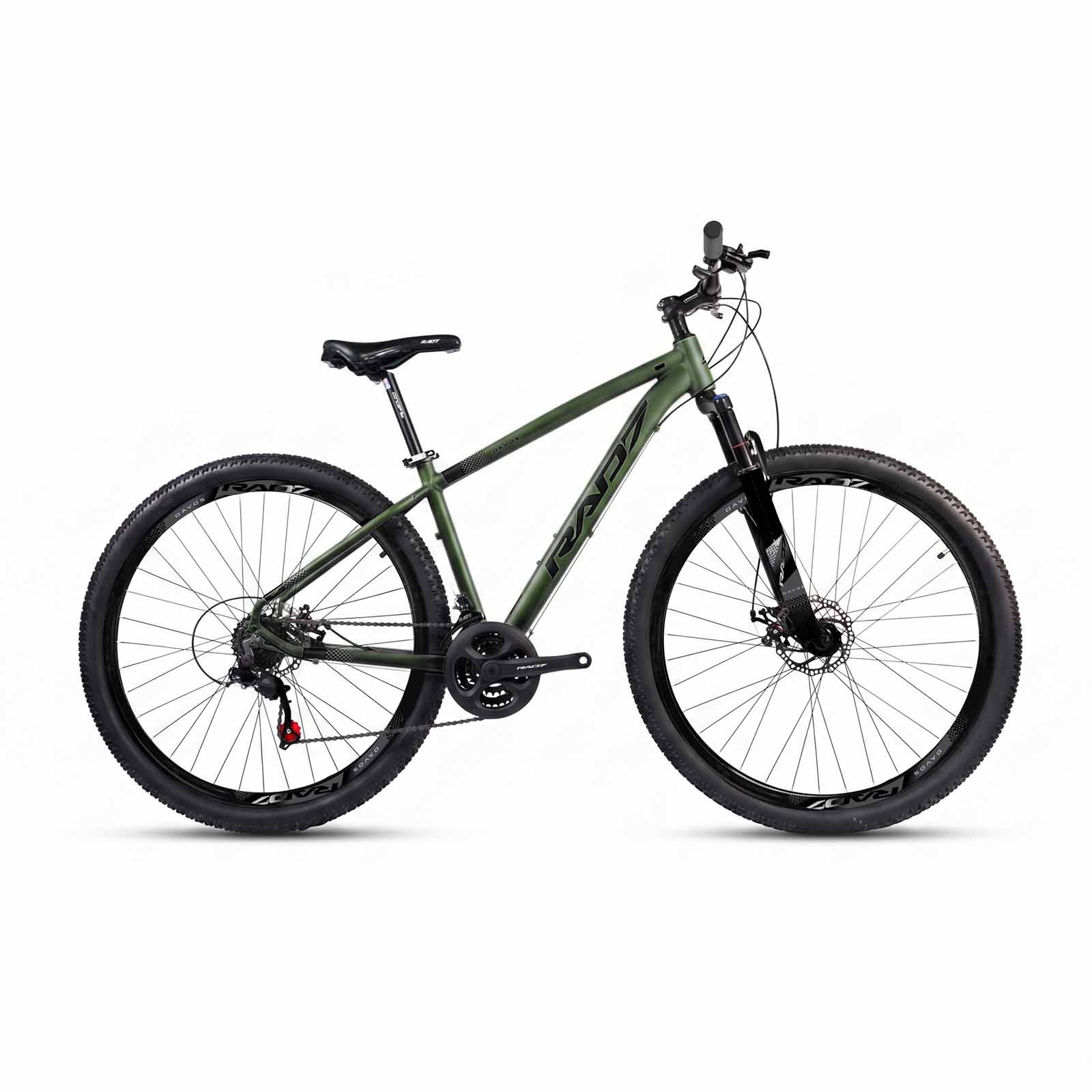 Kit Essence 1.5 29 24v Davos Verde Exército Fosco Adesivo Preto 17 Rad7 Concept 
