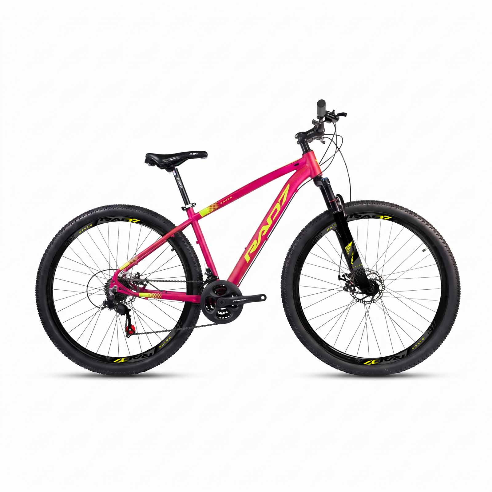 Kit Essence 1.5 29 24v Davos Rosa Metálico Fosco Adesivo Amarelo Neon 17 Rad7 Concept 