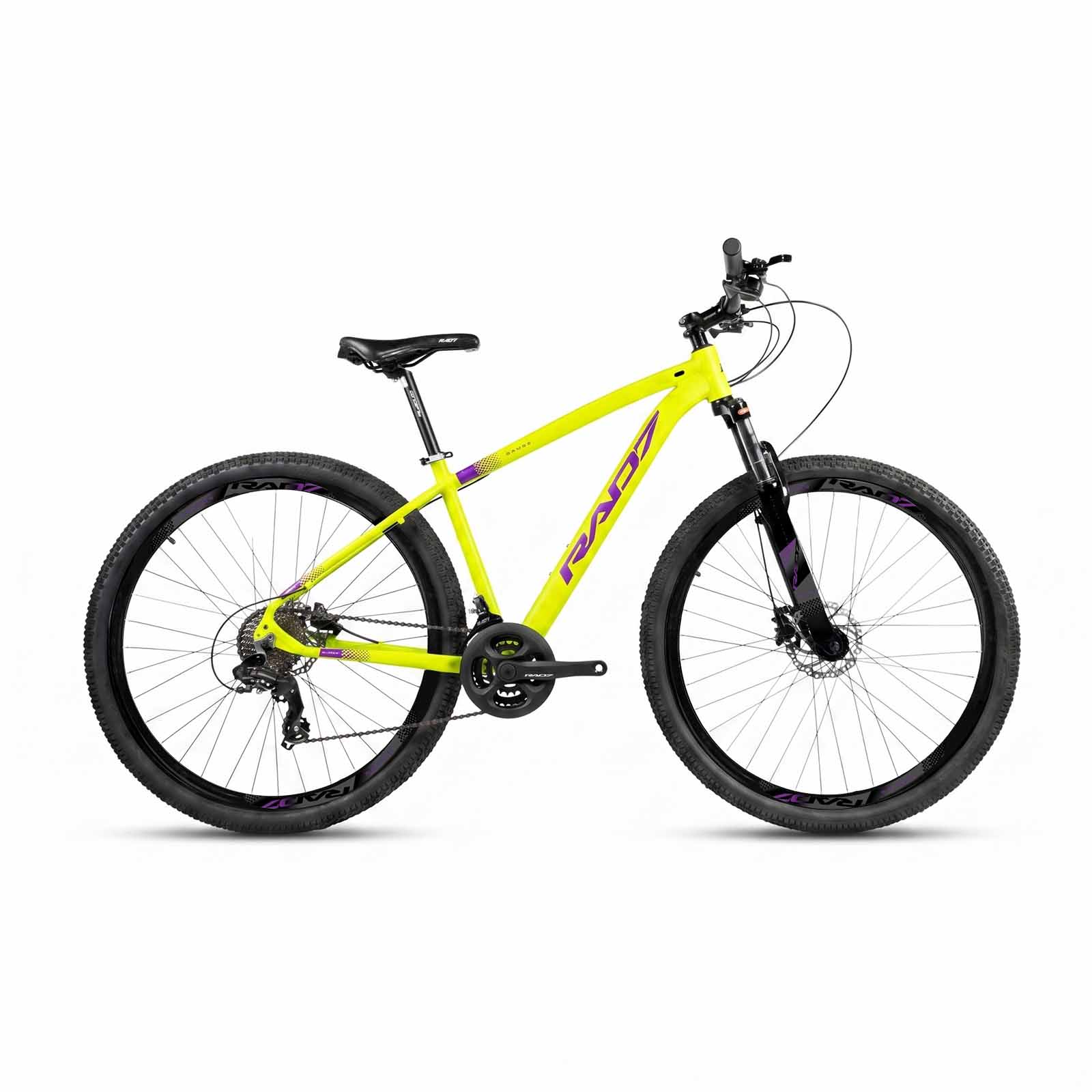 Kit Essence 2.0 29 24v Davos Amarelo Neon Fosco Adesivo Roxo 17 Rad7 Concept 