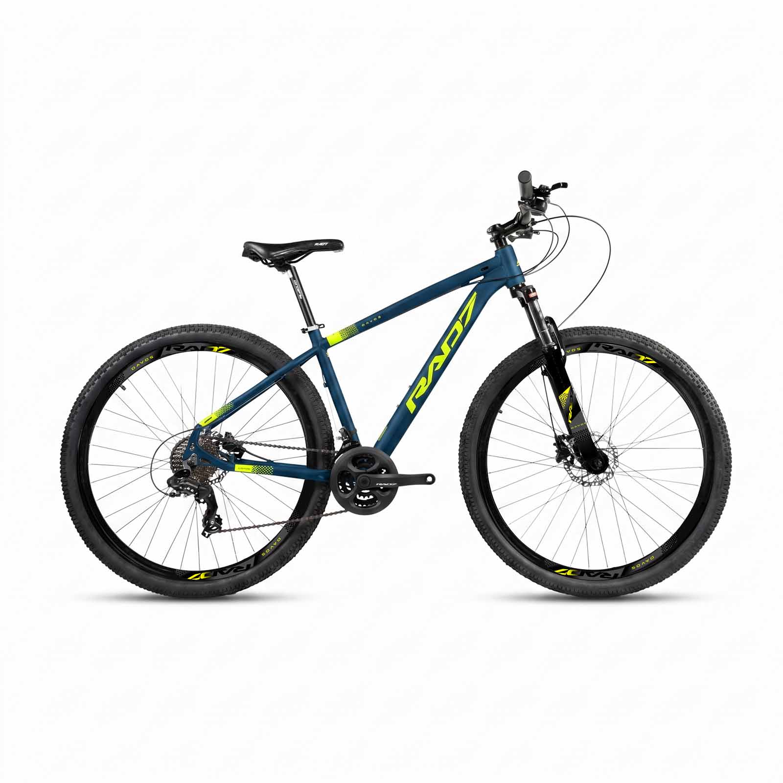 Kit Essence 2.0 29 24v Davos Azul Petróleo Fosco Adesivo Amarelo Neon 17 Rad7 Concept 