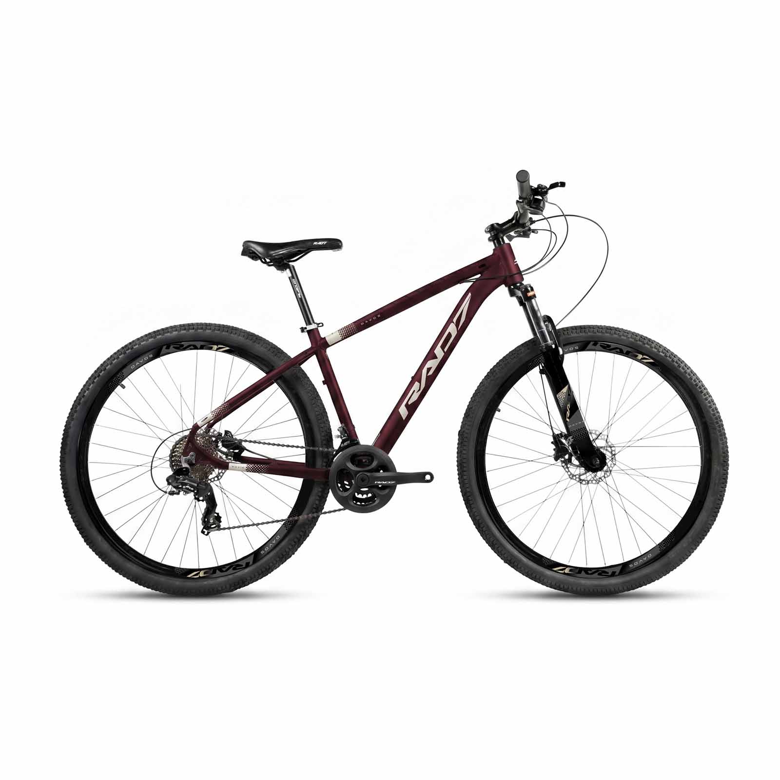 Kit Essence 2.0 29 24v Davos Bordô Fosco Adesivo Champagne 17 Rad7 Concept 