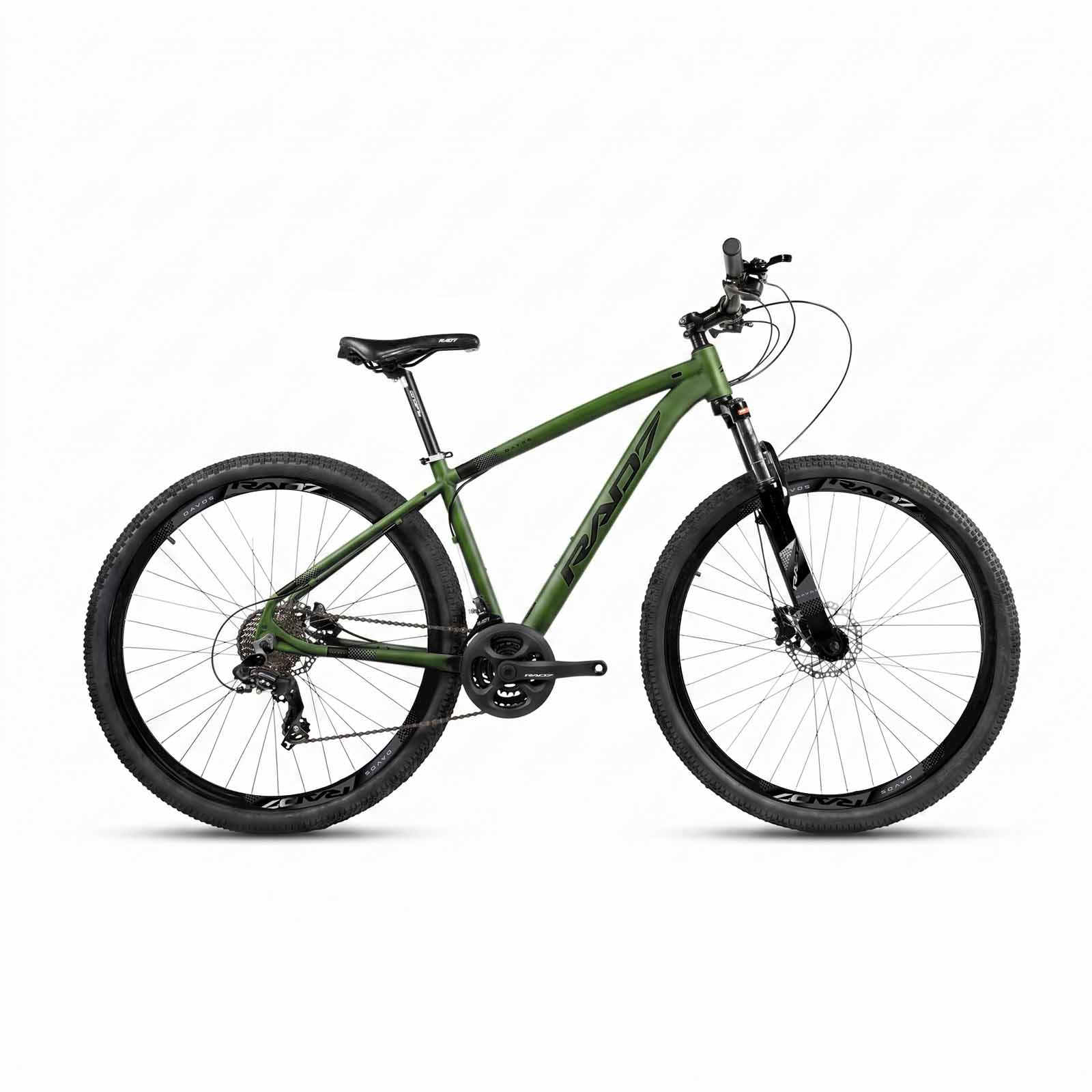 Kit Essence 2.0 29 24v Davos Verde Exército Fosco Adesivo Preto 17 Rad7 Concept 