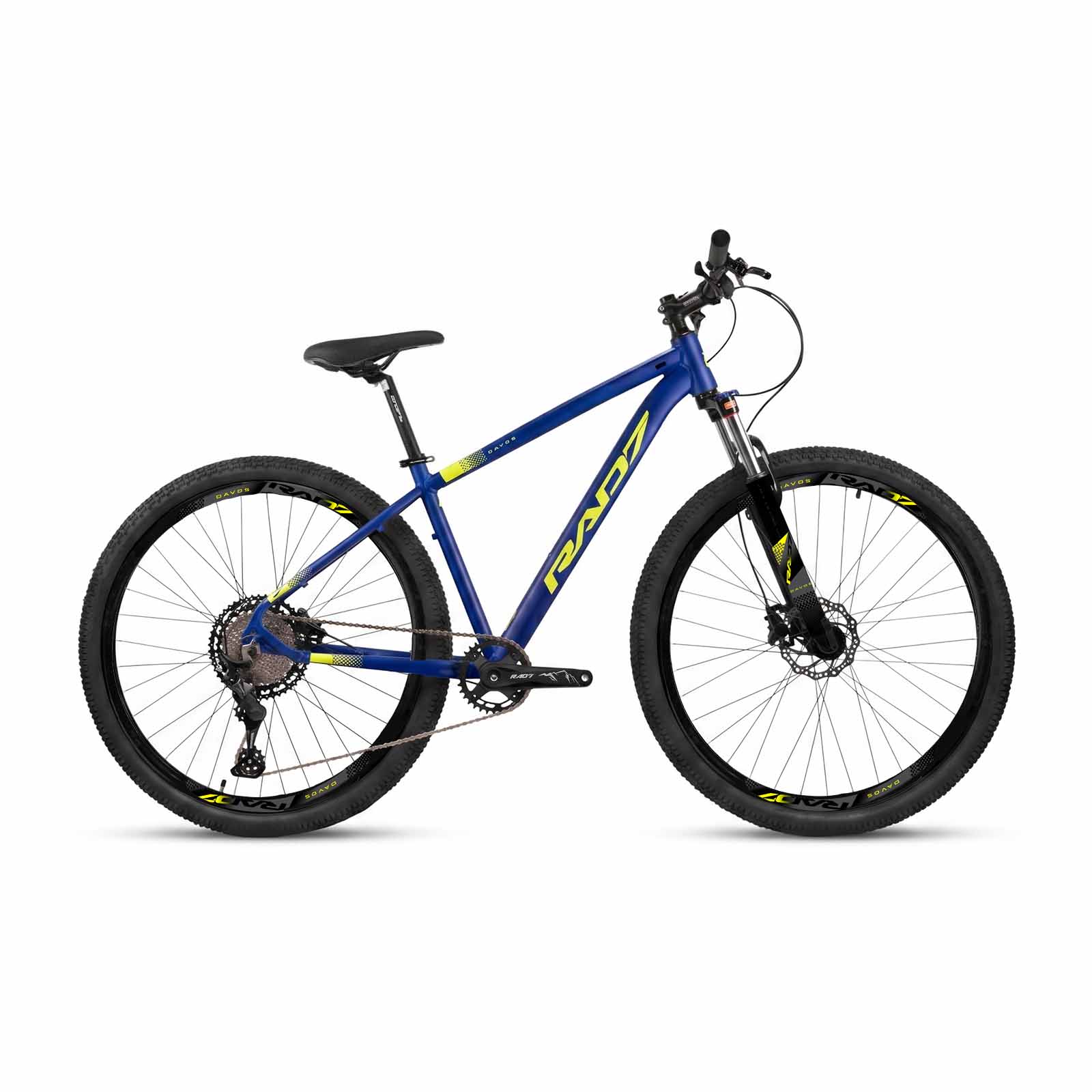 Kit Start Trail 29 12v Davos Azul Hunter Fosco Adesivo Amarelo Neon 17 Rad7 Concept